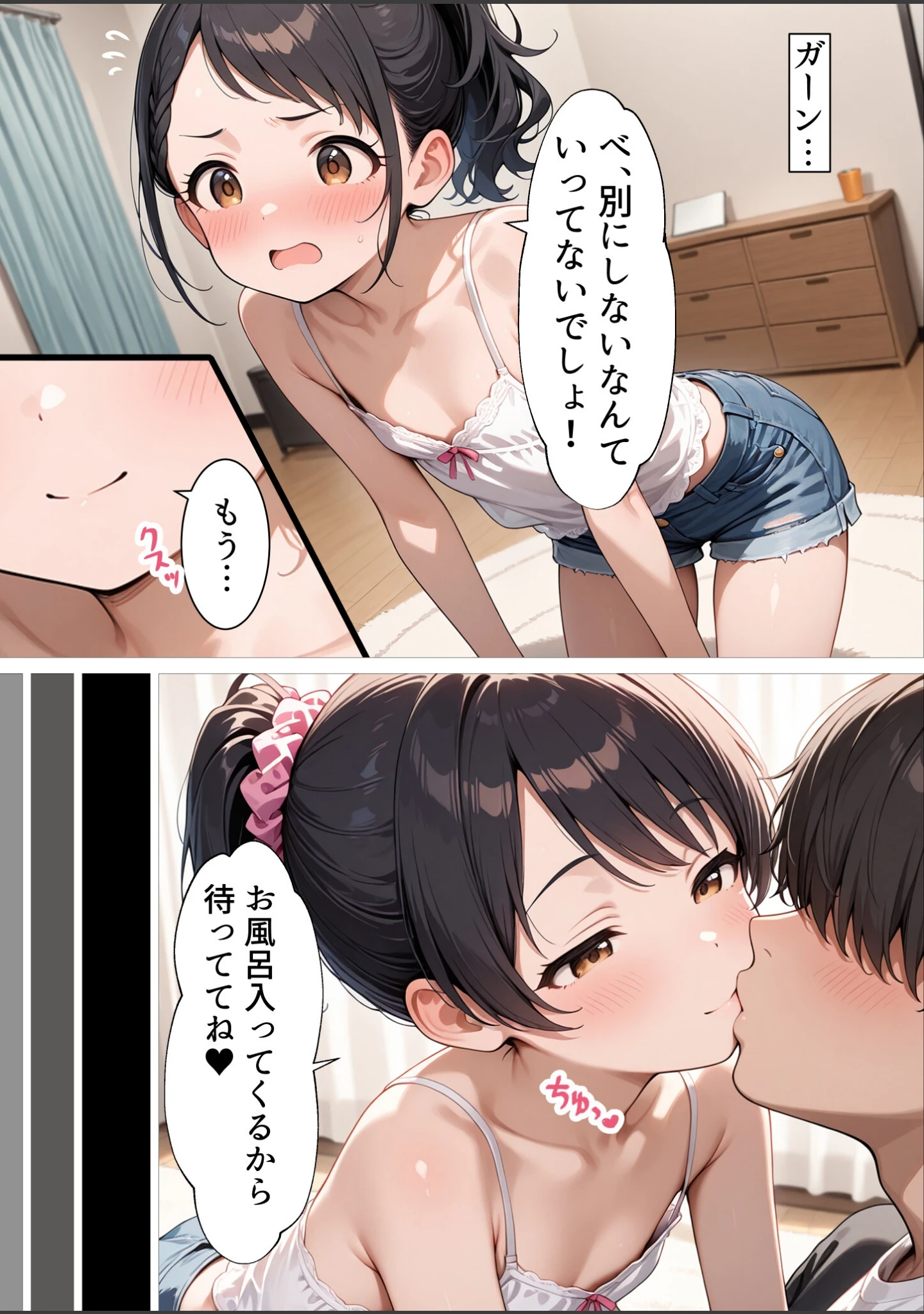「お兄ちゃんのためならメスガキにだってなれるんだからねっ！【白抜き修正版】」（メスガキっ娘ぐらし） 試し読み 5ページ目
