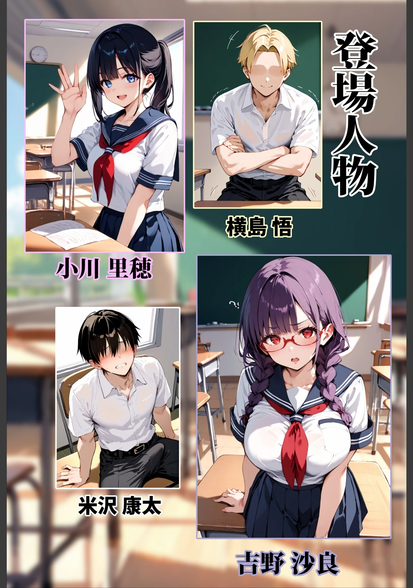 「「3秒だけ好きにシていい」と言ったデカパイ委員長の寝取られマ〇コを貸してもらった件【白抜き修正版】」（ロマンガールズ） 試し読み 4ページ目