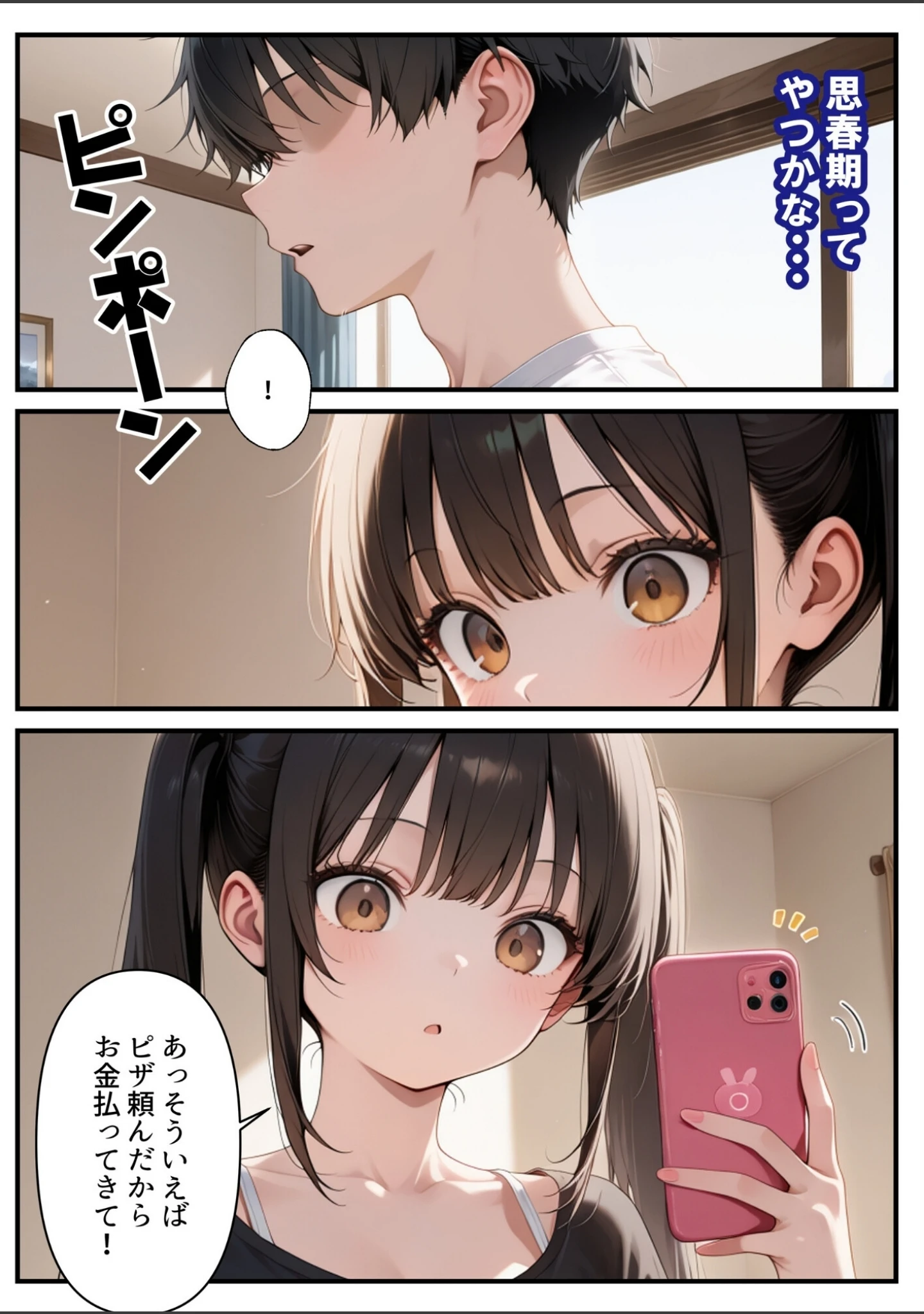 「めちゃくちゃ生意気な現役学生アイドルの妹パンツでシコってたら…【白抜き修正版】」（ルミナ） 試し読み 6ページ目