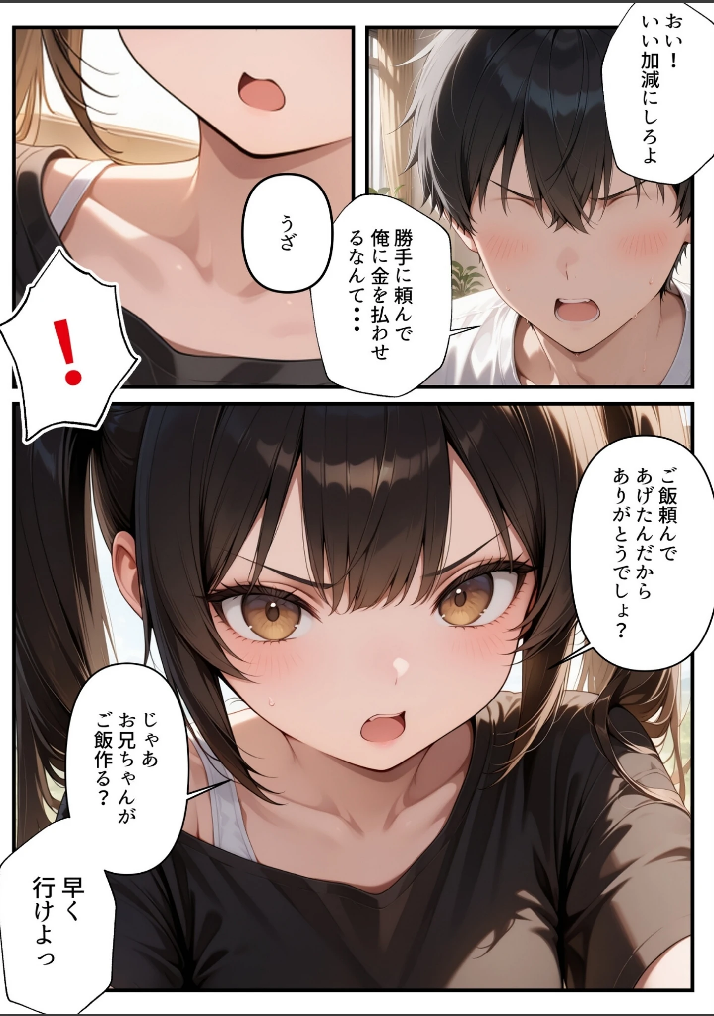 「めちゃくちゃ生意気な現役学生アイドルの妹パンツでシコってたら…【白抜き修正版】」（ルミナ） 試し読み 7ページ目