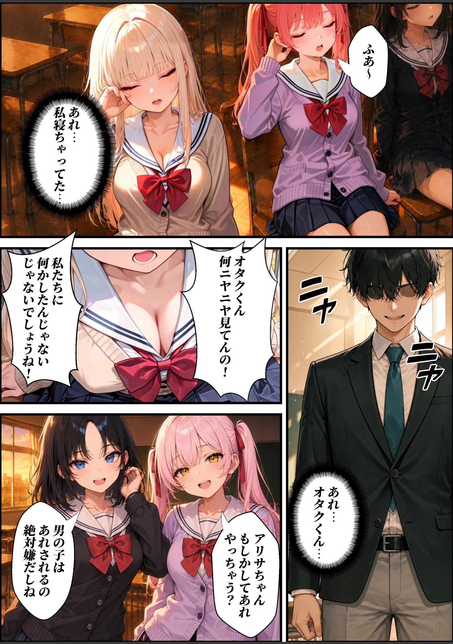 「陰キャの俺が催●アプリで一軍ギャルを堕とすまで...【棒消し修正版】（単話）」（愛罠） 試し読み 10ページ目
