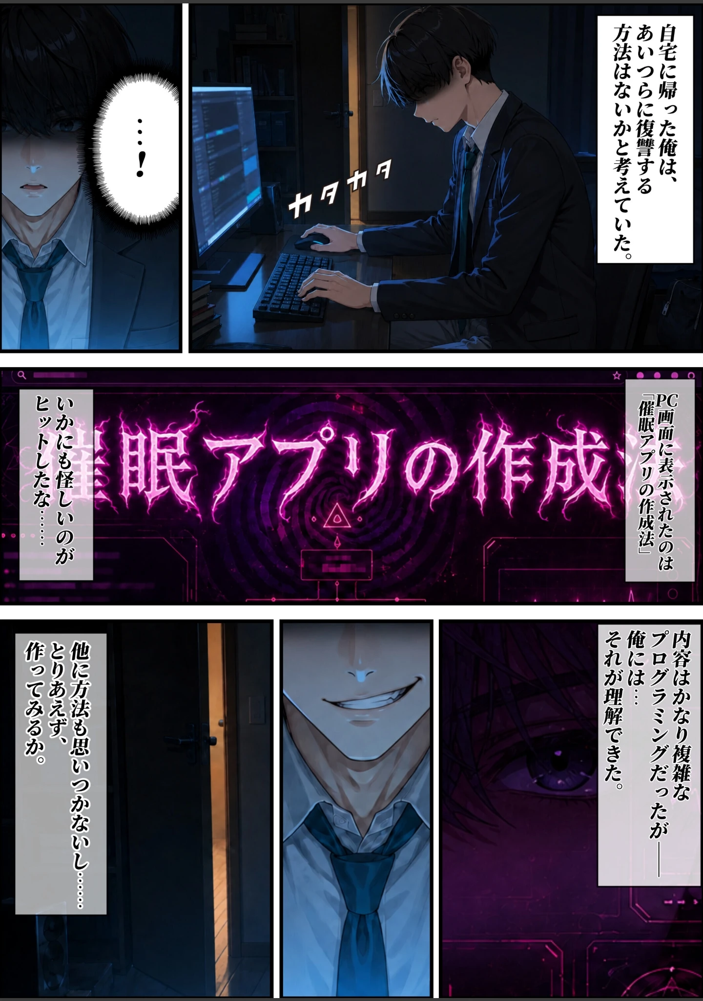 「陰キャの俺が催●アプリで一軍ギャルを堕とすまで...【棒消し修正版】（単話）」（愛罠） 試し読み 4ページ目