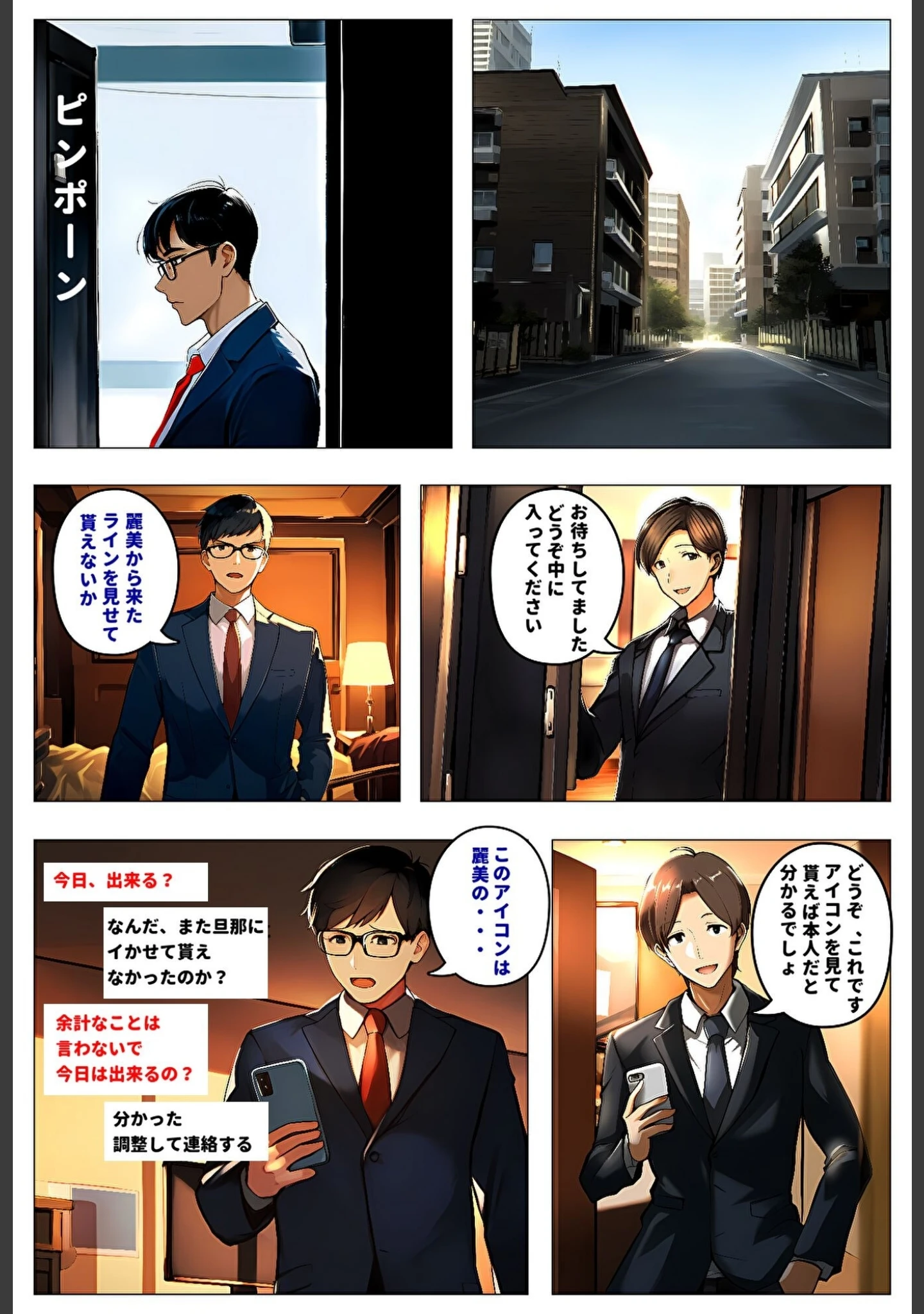 「間男の提案に乗って不倫現場を目撃したら、最愛の妻が土下座してセックスのお願いをした。【モザイク版】」（暇人クラブ） 試し読み 14ページ目