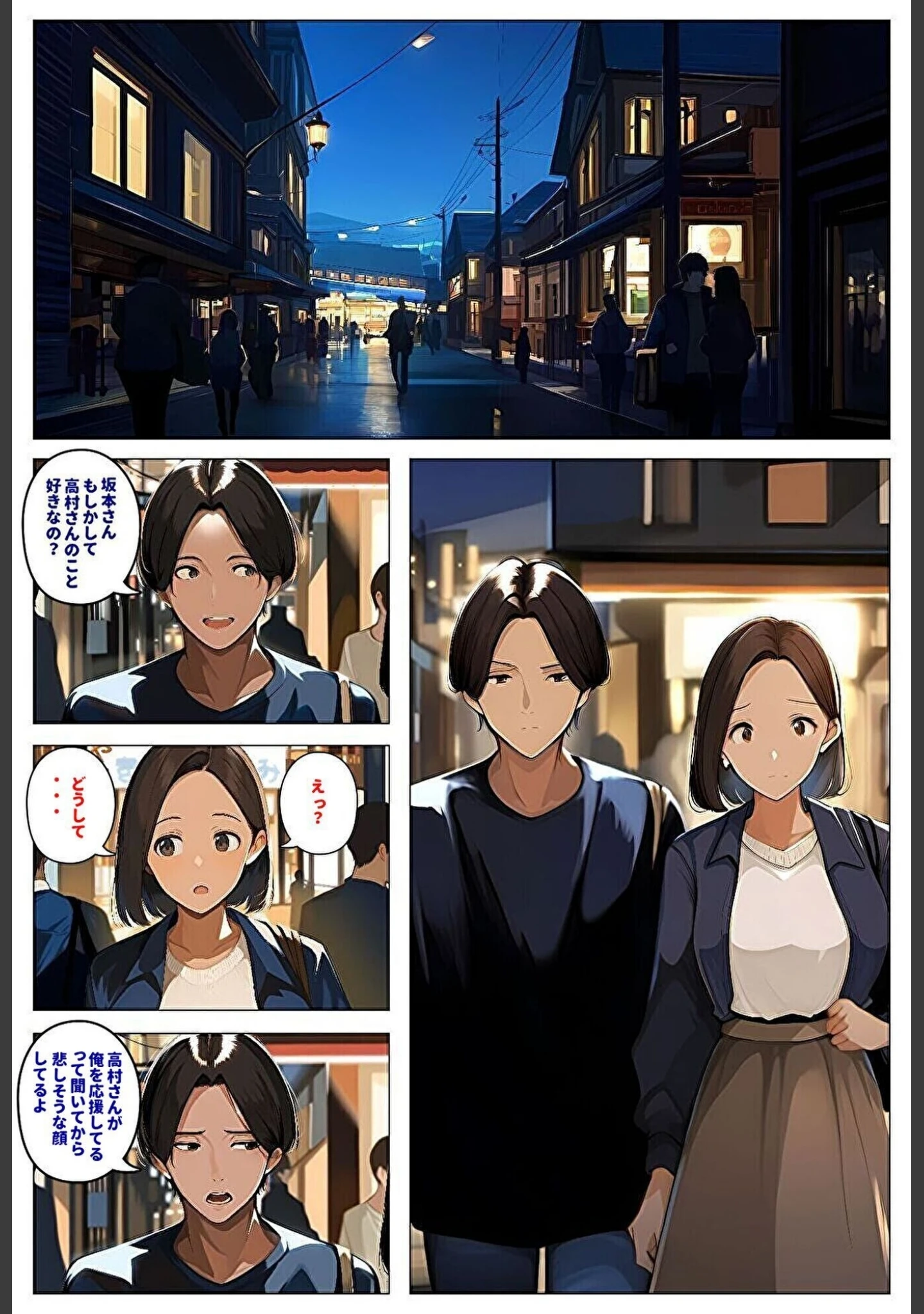 「間男の提案に乗って不倫現場を目撃したら、最愛の妻が土下座してセックスのお願いをした。【モザイク版】」（暇人クラブ） 試し読み 12ページ目