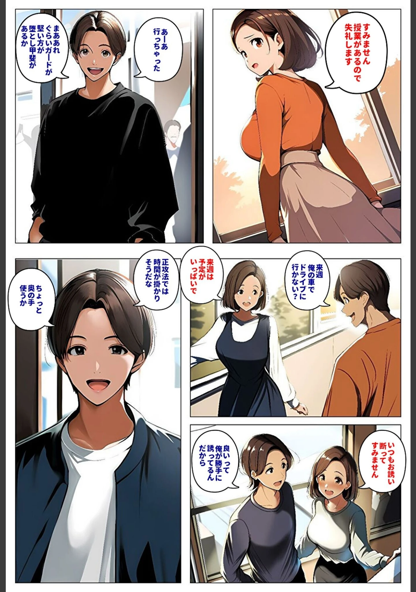 「間男の提案に乗って不倫現場を目撃したら、最愛の妻が土下座してセックスのお願いをした。【モザイク版】」（暇人クラブ） 試し読み 6ページ目