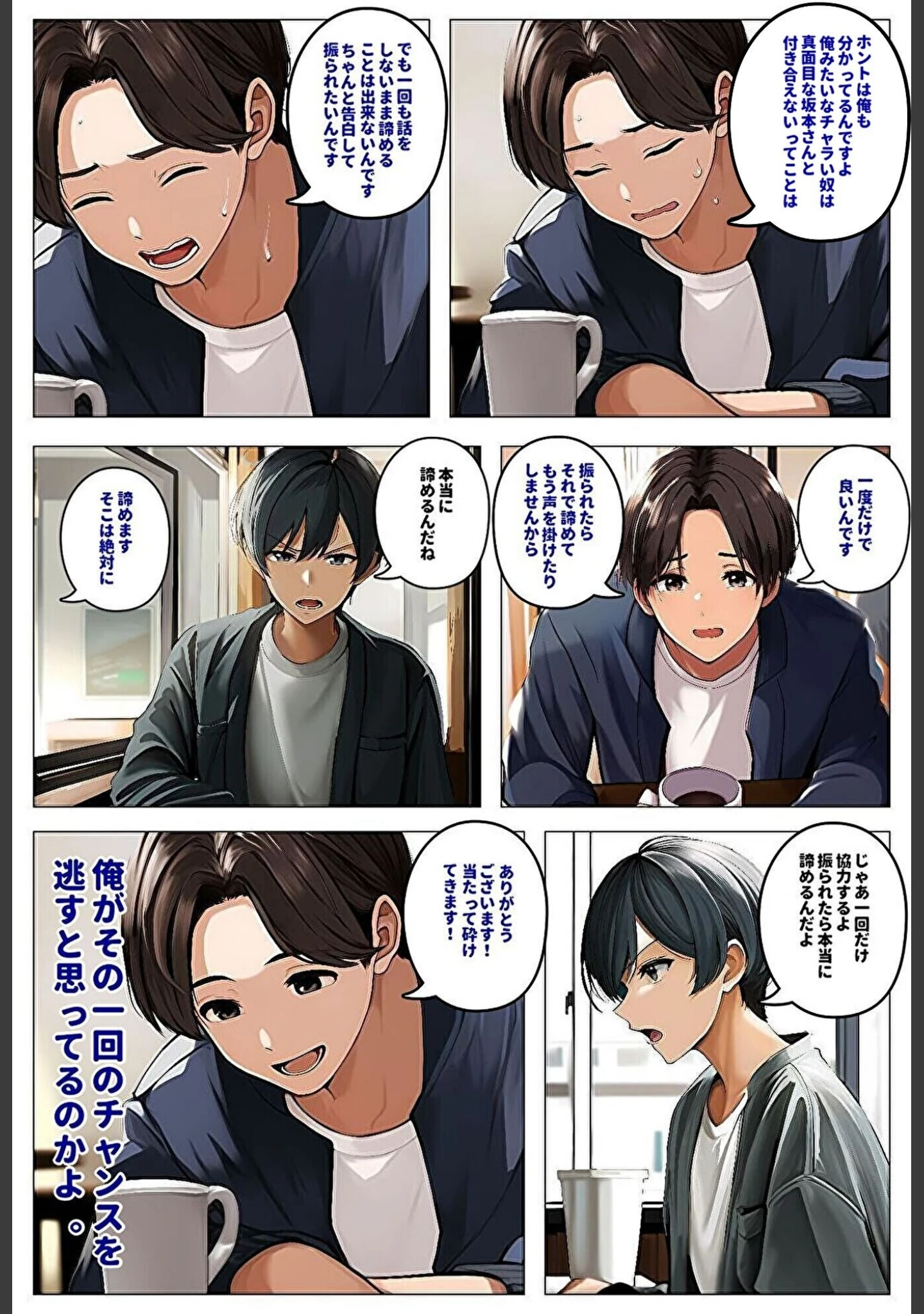 「間男の提案に乗って不倫現場を目撃したら、最愛の妻が土下座してセックスのお願いをした。【モザイク版】」（暇人クラブ） 試し読み 8ページ目