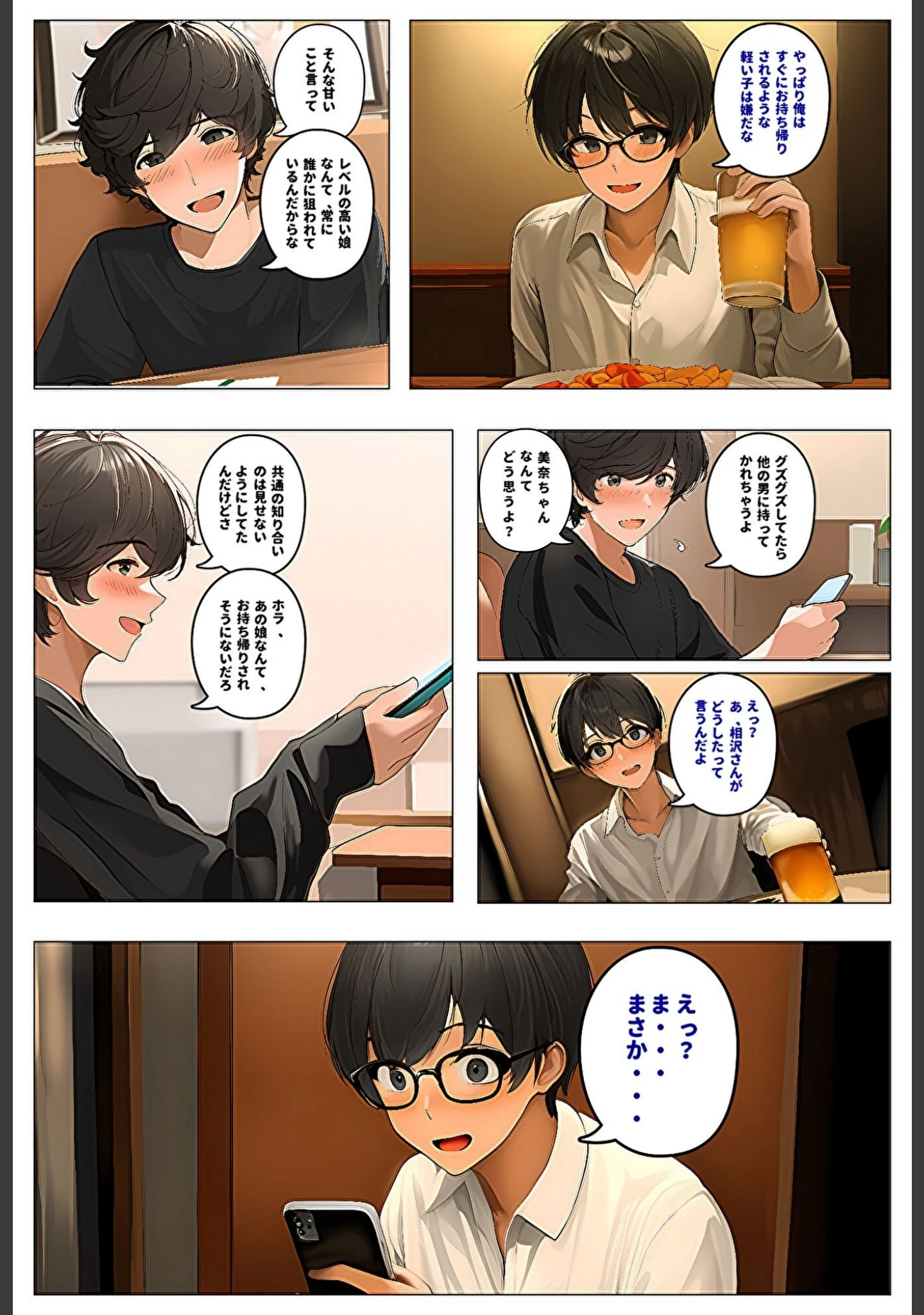「親友のセフレセックス動画に、片想い中の清楚系彼女が出てきた件【モザイク版】」（暇人クラブ） 試し読み 8ページ目