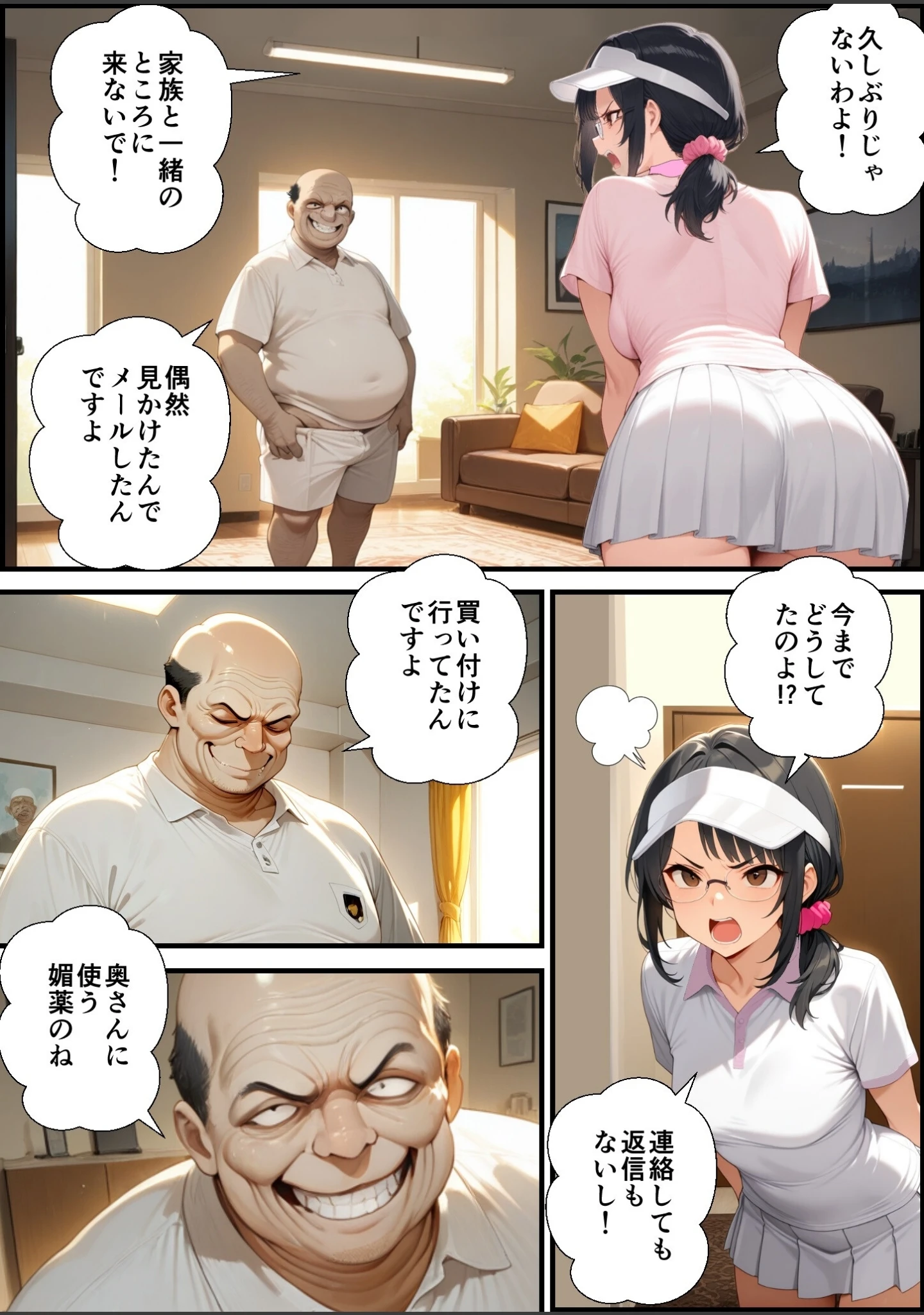 「妻が毒オジに三たび媚薬を盛られた件【モザイク版】」（鮫島猛） 試し読み 12ページ目