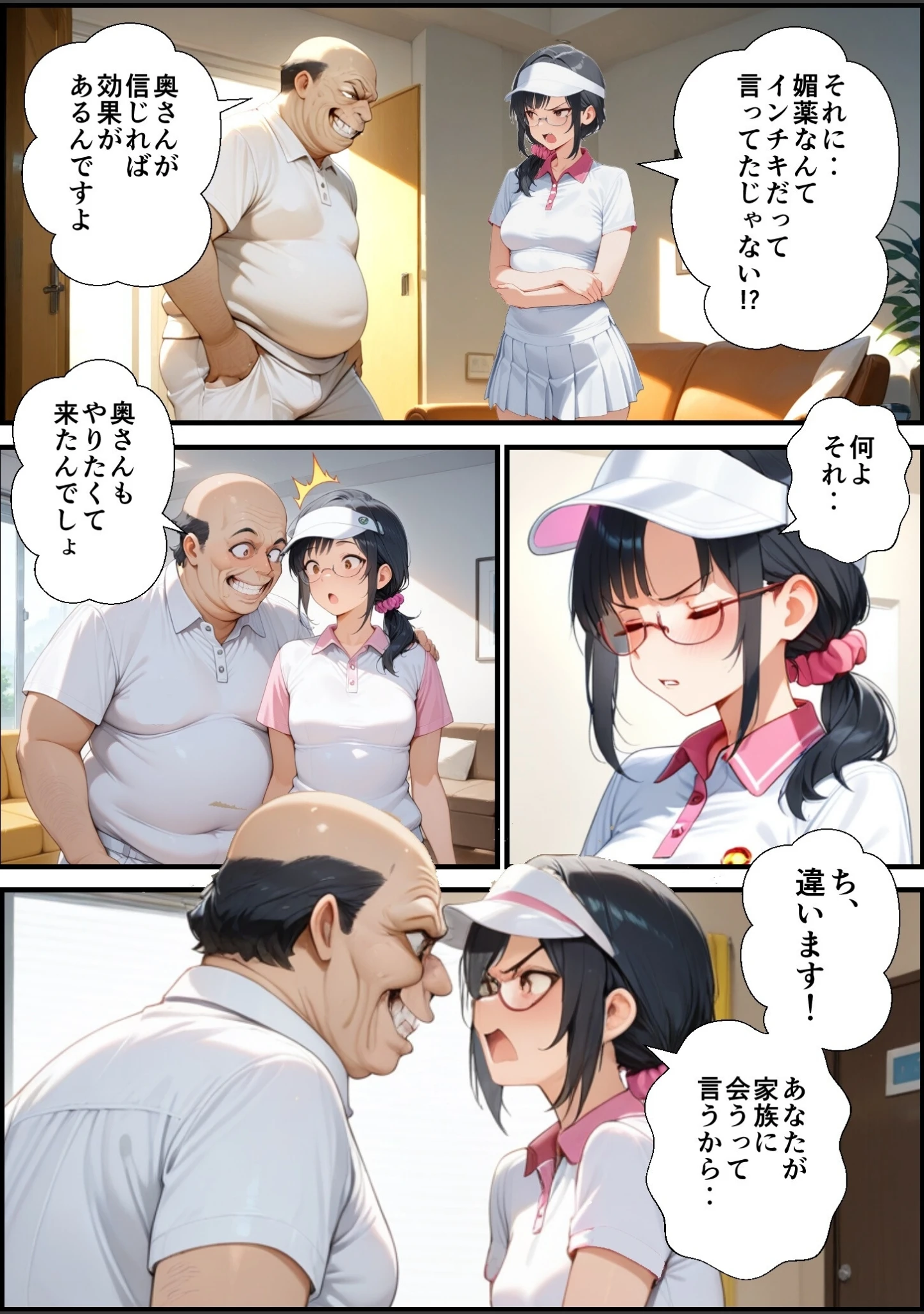 「妻が毒オジに三たび媚薬を盛られた件【モザイク版】」（鮫島猛） 試し読み 14ページ目