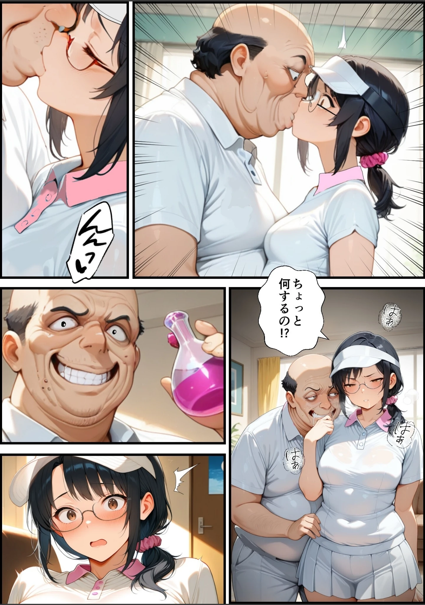 「妻が毒オジに三たび媚薬を盛られた件【モザイク版】」（鮫島猛） 試し読み 15ページ目