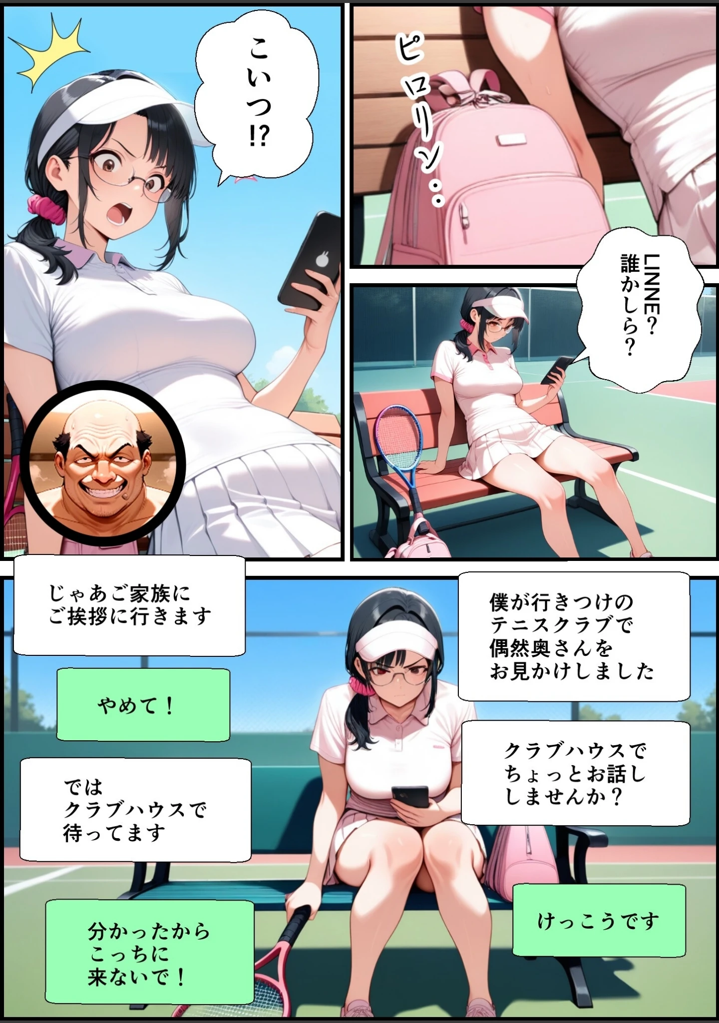 「妻が毒オジに三たび媚薬を盛られた件【モザイク版】」（鮫島猛） 試し読み 7ページ目