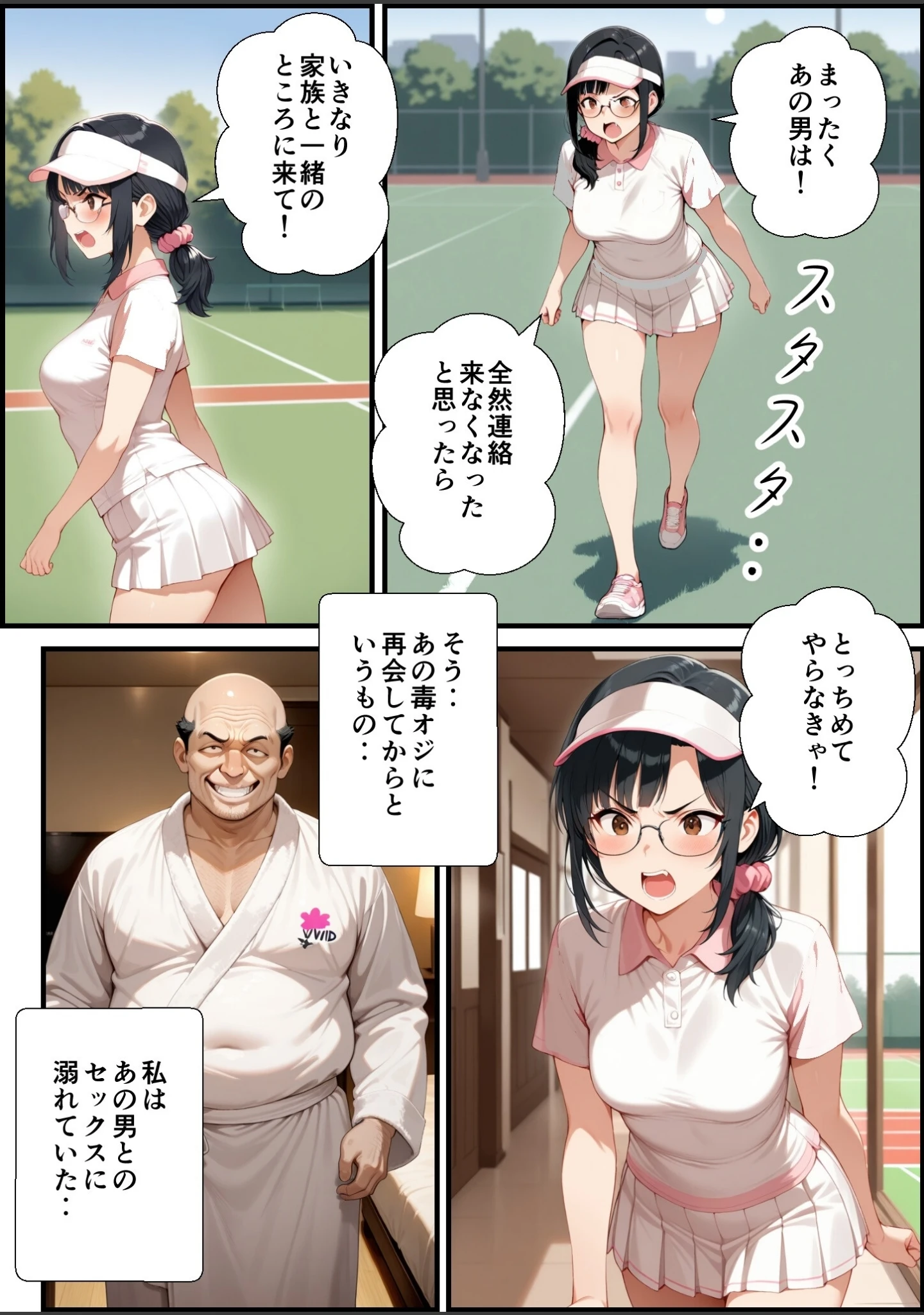 「妻が毒オジに三たび媚薬を盛られた件【モザイク版】」（鮫島猛） 試し読み 9ページ目
