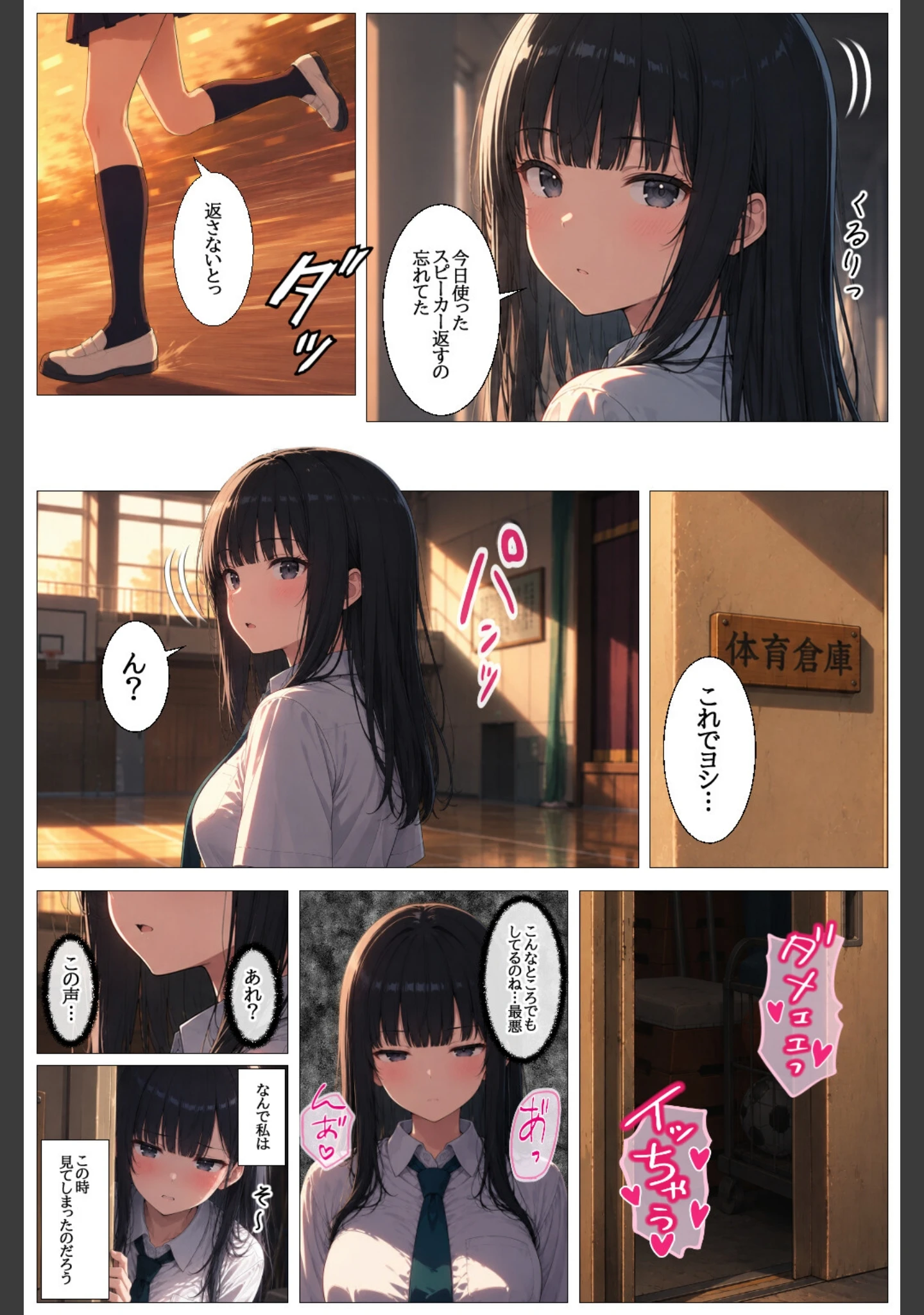 「子作り必須の異常な学園で反対派だった女子がメス堕ちする話【棒消し修正版】」（ヒロインファクトリー） 試し読み 6ページ目