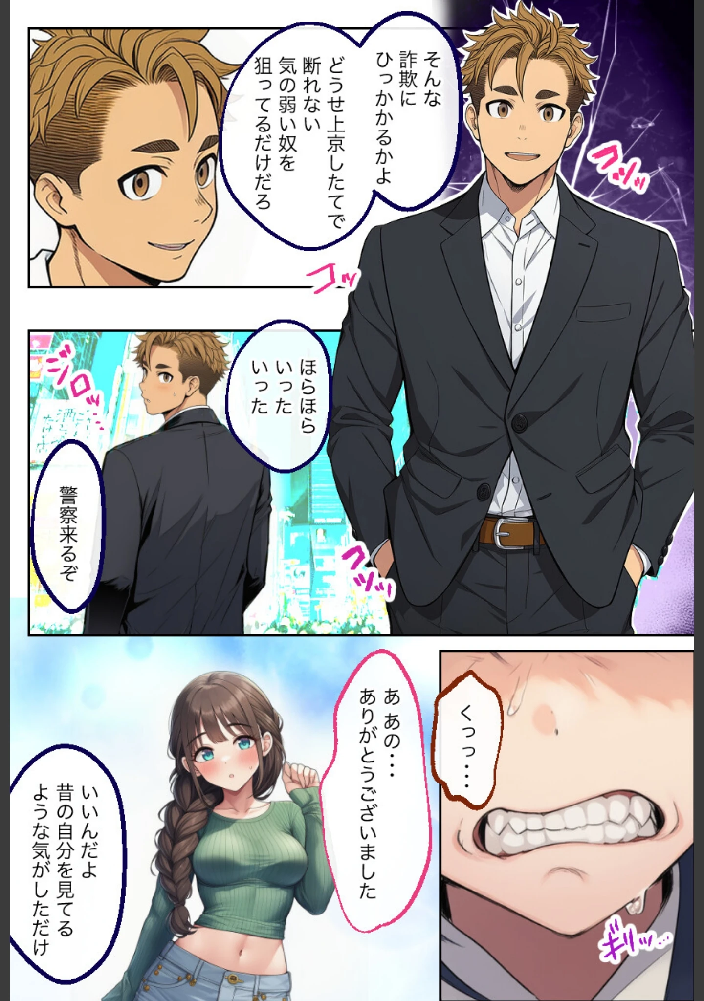 「アダルトライブチャットやったら人生変わった【モザイク版】」（絵師たか） 試し読み 9ページ目