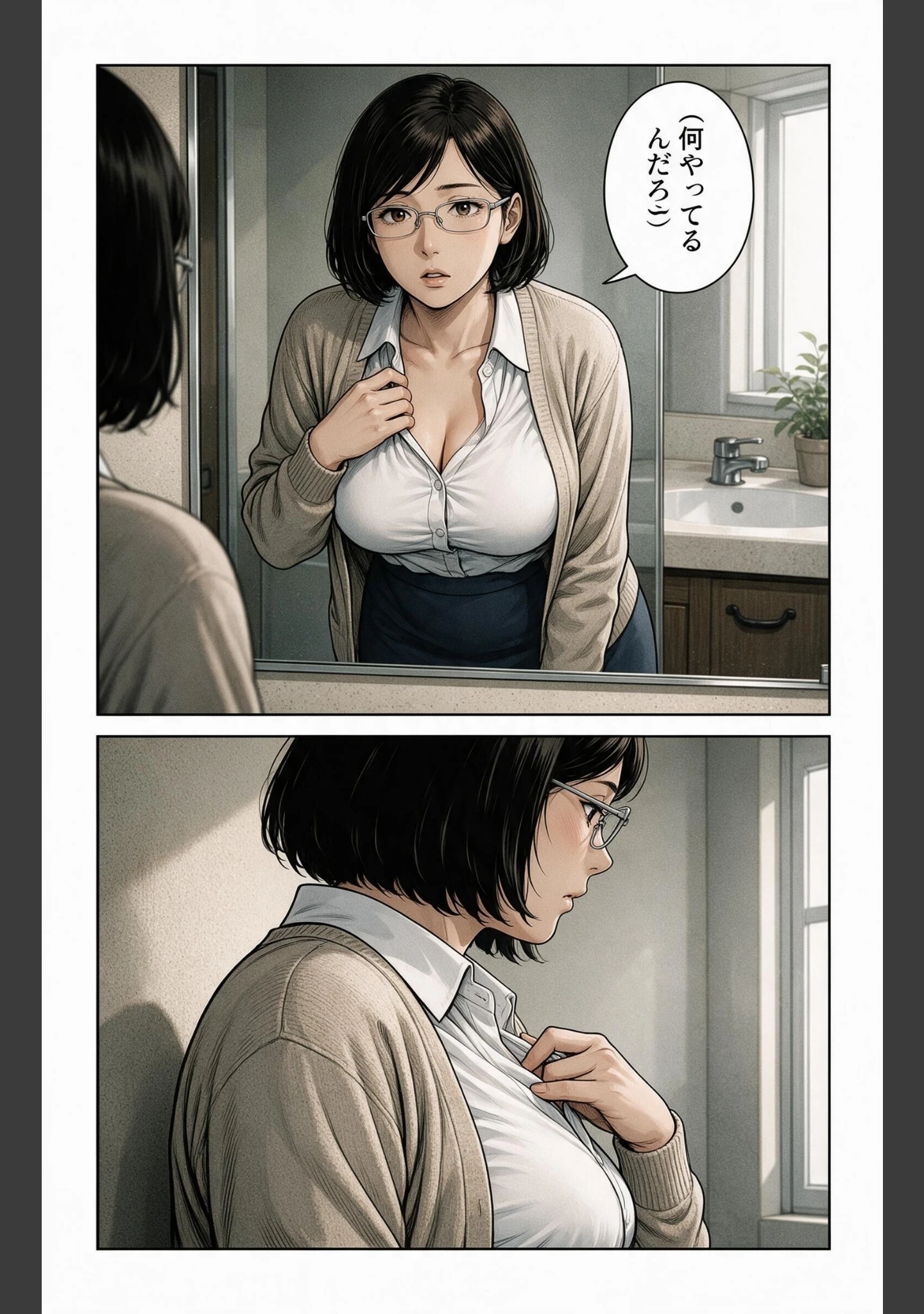 「淡白だと思ってた爆乳家庭教師のお姉さんと大雪で足止めされたら孕ませてって懇願された話【モザイク版】（単話）」（神鳴もえぎ） 試し読み 8ページ目