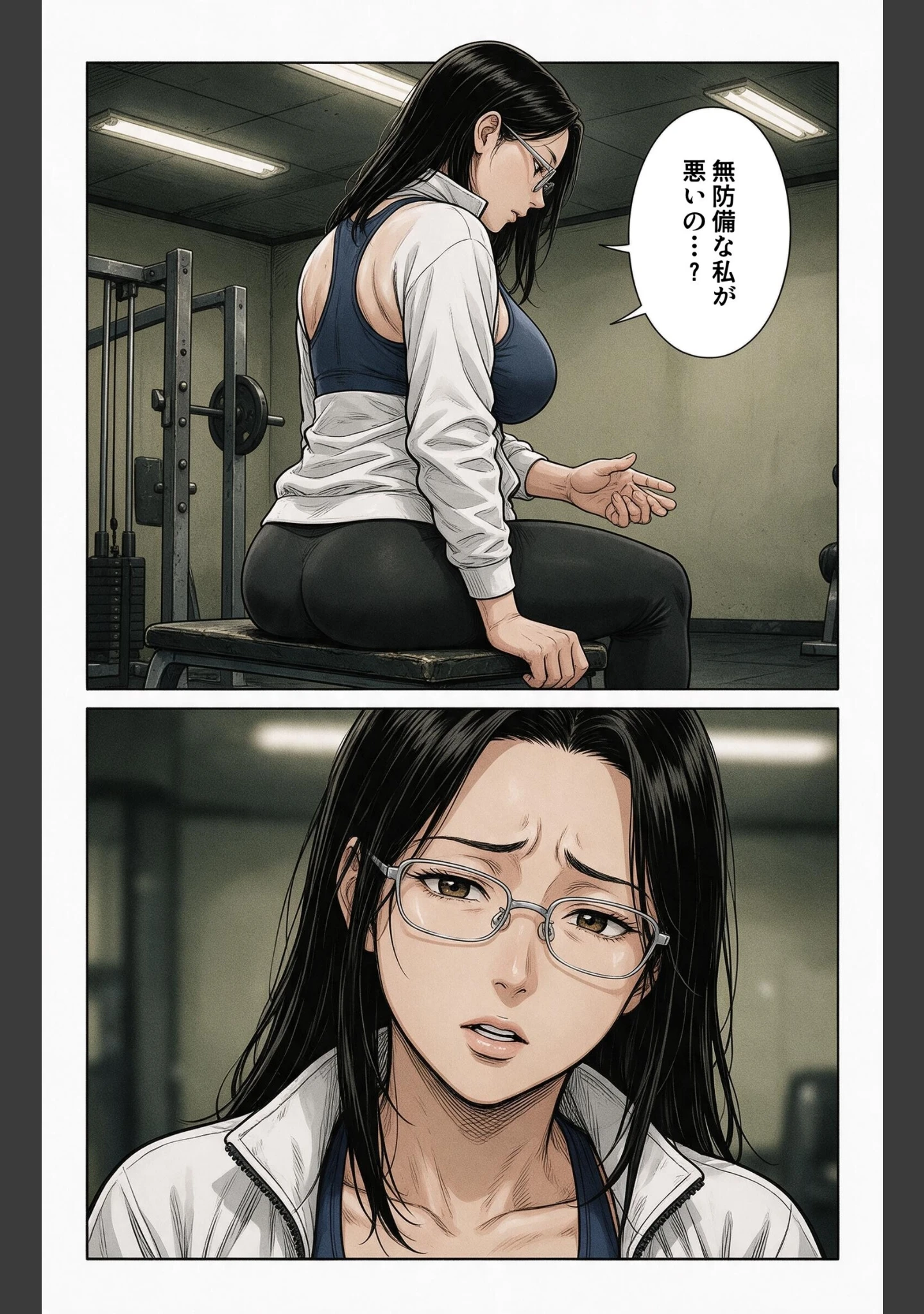 「無防備すぎる巨乳ジムのお姉さんに給湯室で呼び止められたら上に跨がられて搾られた話【モザイク版】（単話）」（神鳴もえぎ） 試し読み 11ページ目