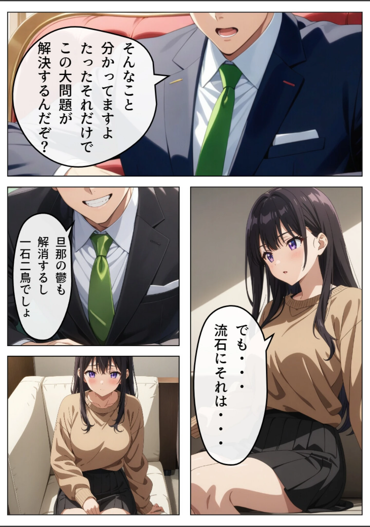 「旦那の借金返済のために…【白抜き修正版】」（憧れ委員会） 試し読み 11ページ目