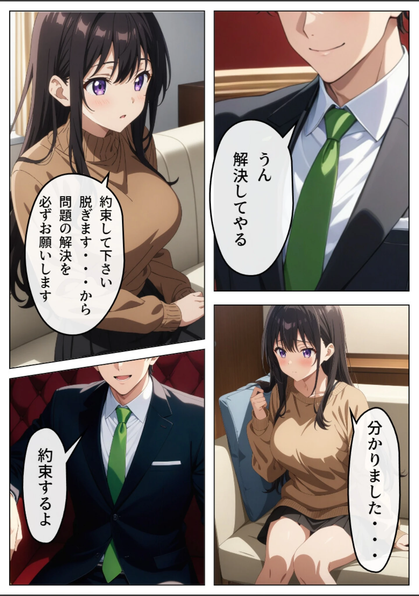 「旦那の借金返済のために…【白抜き修正版】」（憧れ委員会） 試し読み 13ページ目