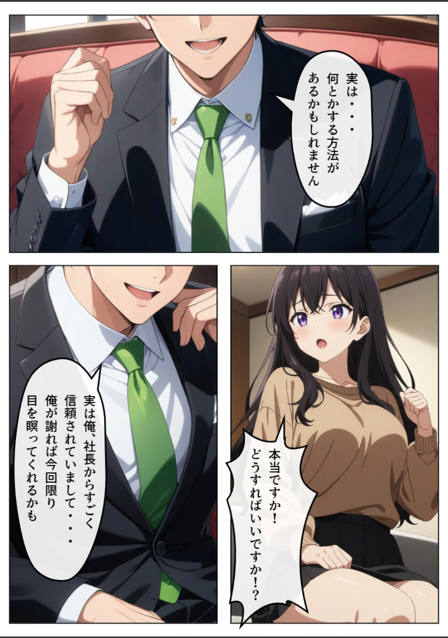 「旦那の借金返済のために…【白抜き修正版】」（憧れ委員会） 試し読み 7ページ目