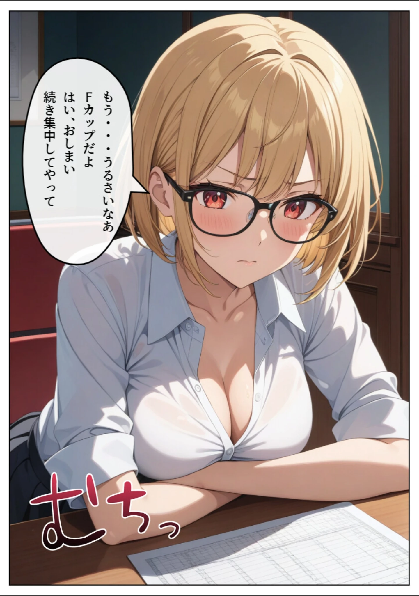 「巨乳眼鏡家庭教師 快楽堕ちしたので中出ししてあげた【白抜き修正版】」（憧れ委員会） 試し読み 10ページ目