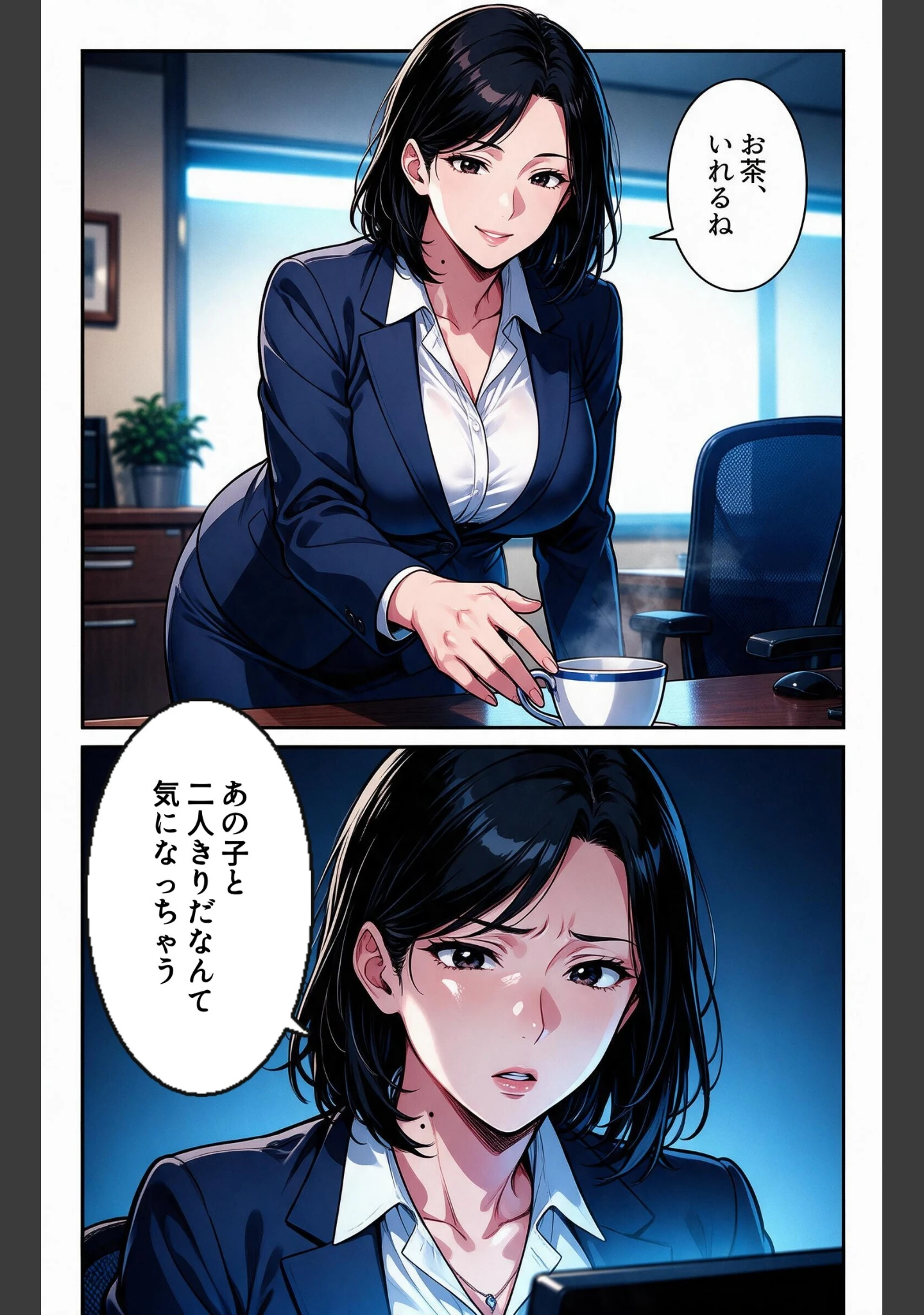 「お堅いと思ってた爆乳女上司と大雪で足止めされたら朝まで搾り取られた件【モザイク版】（単話）」（宵待あかり） 試し読み 10ページ目