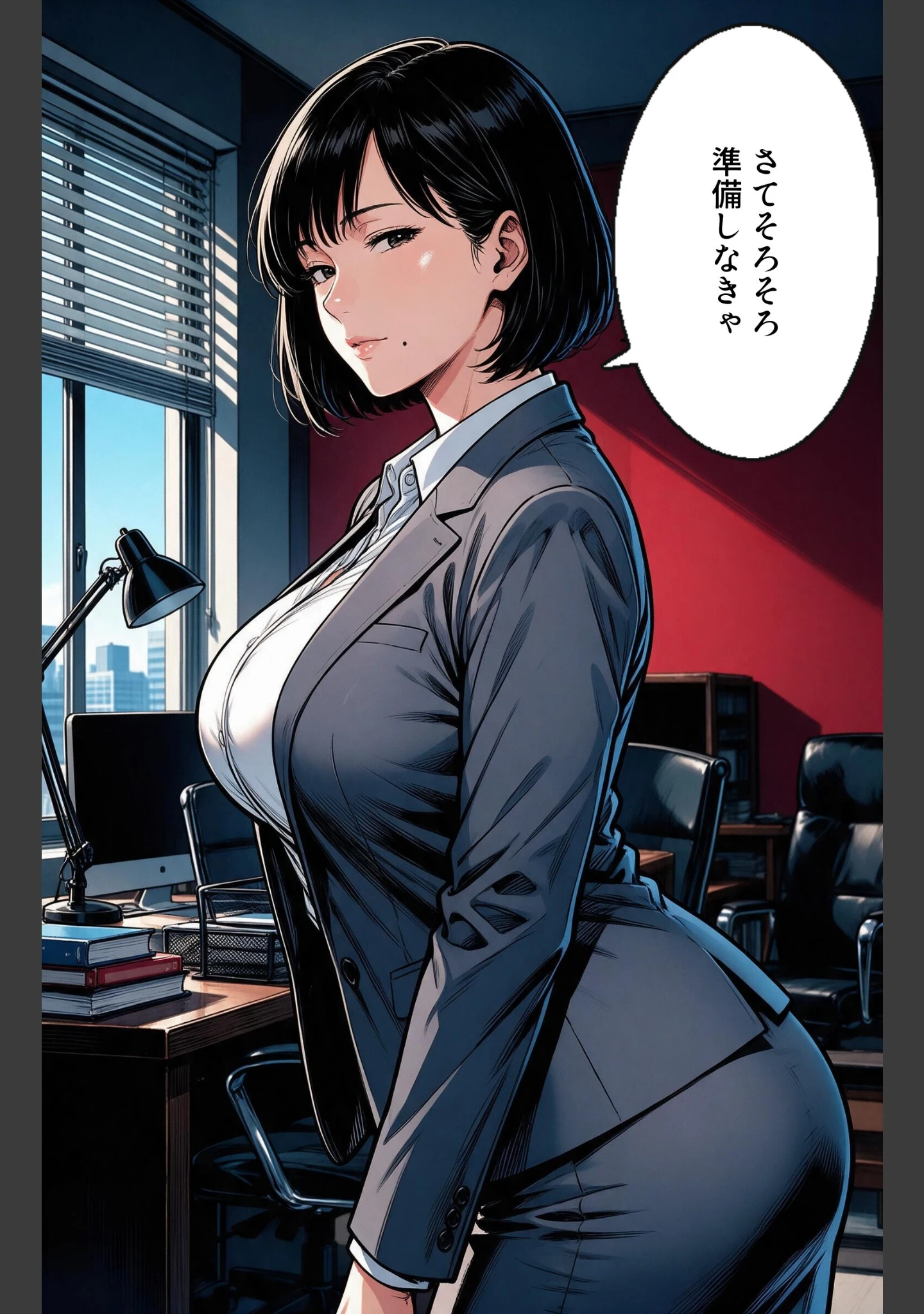 「酔うと甘えてくる巨乳女上司を酔い潰れたので介抱したら我慢できずに求めてきた話【モザイク版】（単話）」（宵待あかり） 試し読み 7ページ目