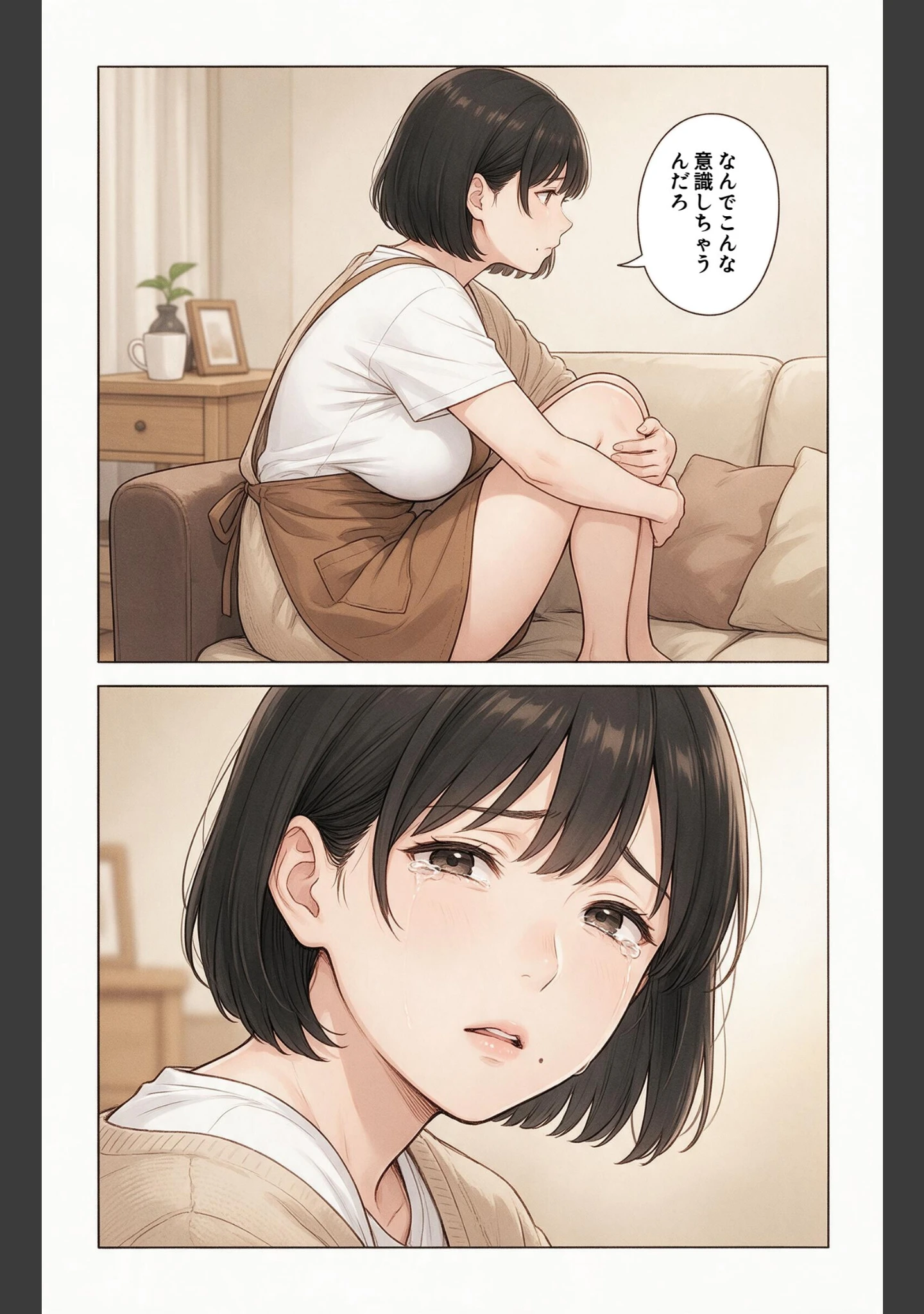 「清楚だと思っていた巨乳義母に熱を出して看病されたら朝まで搾り取られた話【モザイク版】（単話）」（藤白すずり） 試し読み 11ページ目