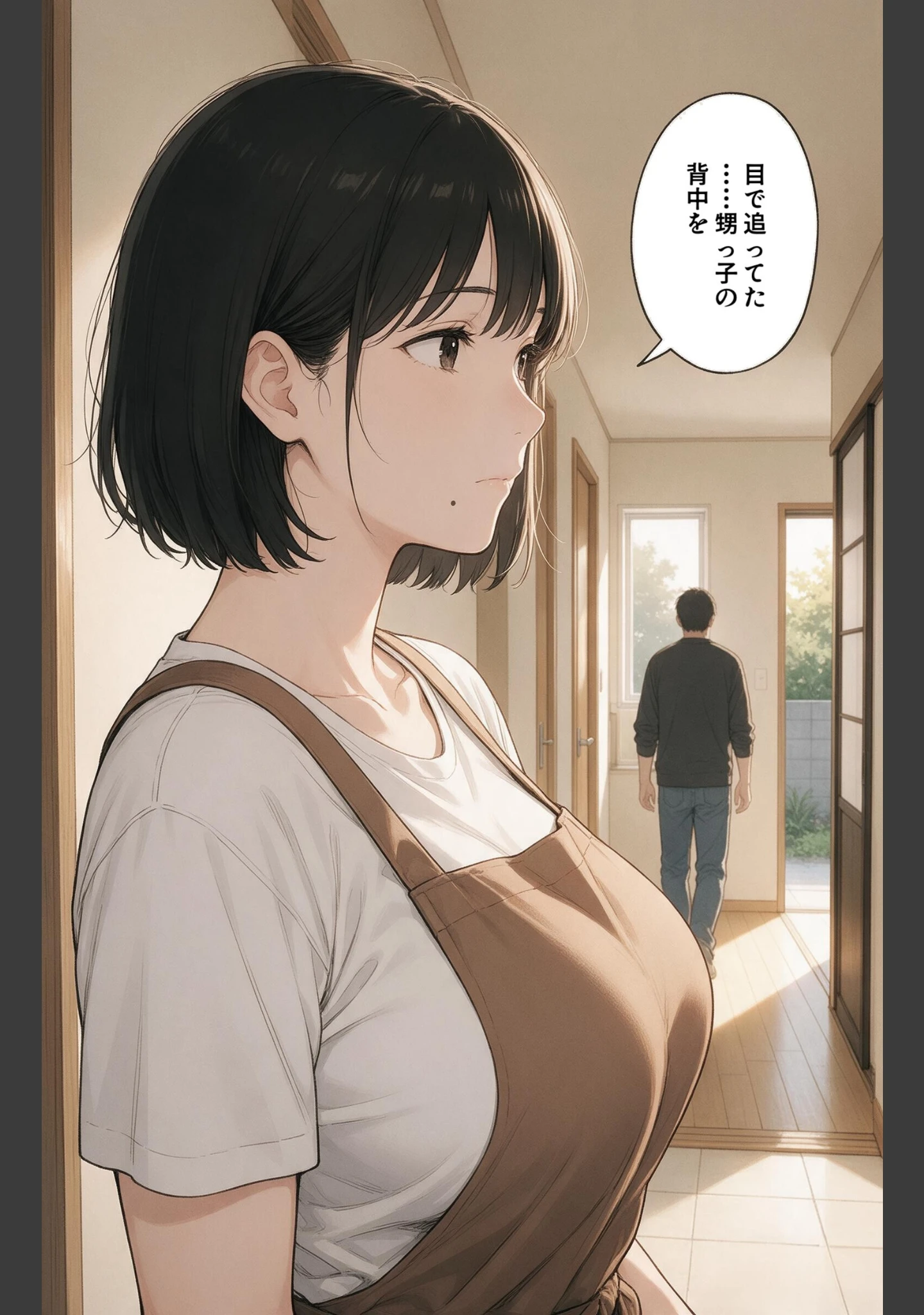 「清楚だと思っていた巨乳義母に熱を出して看病されたら朝まで搾り取られた話【モザイク版】（単話）」（藤白すずり） 試し読み 7ページ目