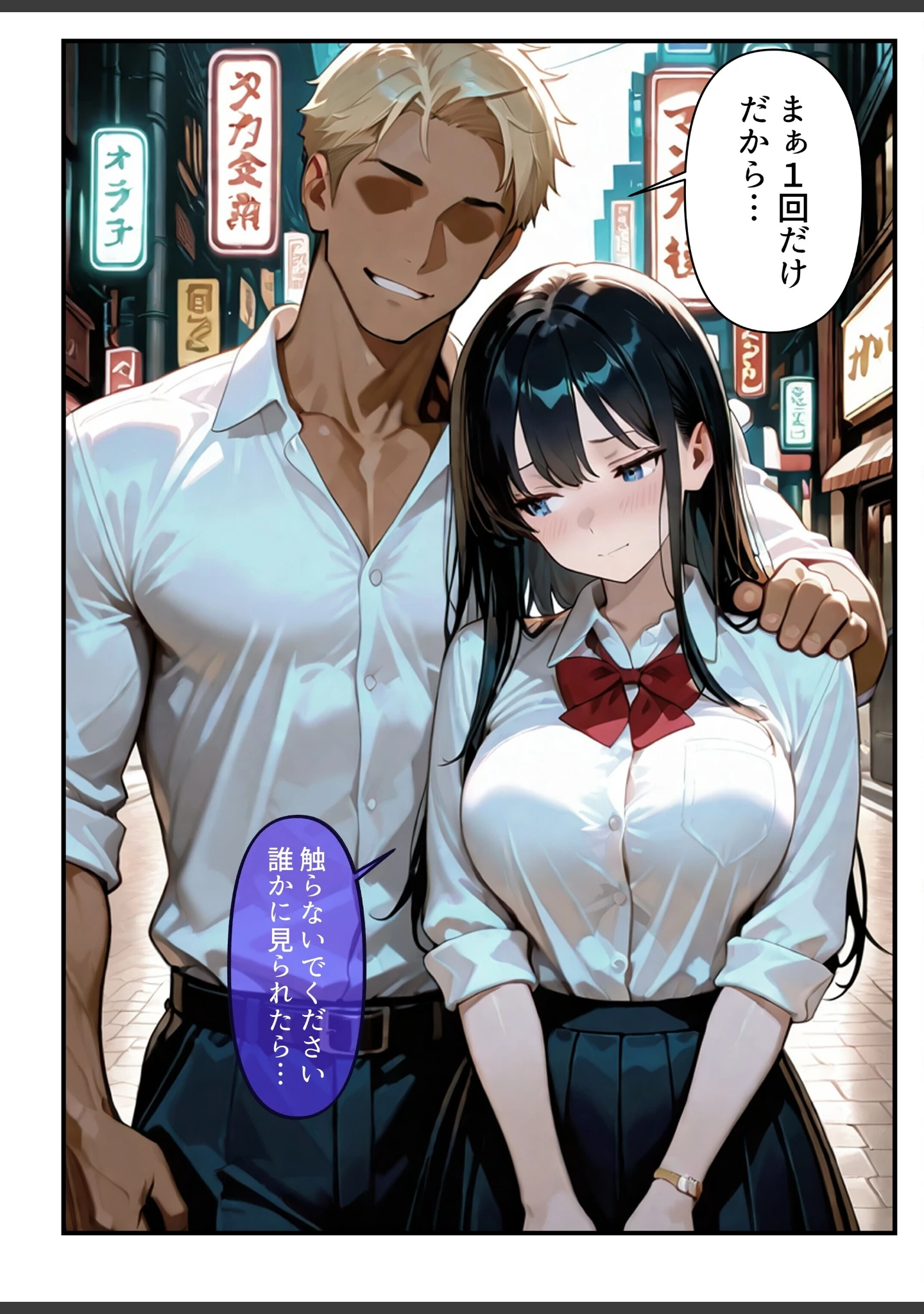 「清楚な彼女が最近、先輩と会っているらしい 〜僕だけが知らない彼女の秘密〜【白抜き修正版】（単話）」（ルミナ） 試し読み 12ページ目