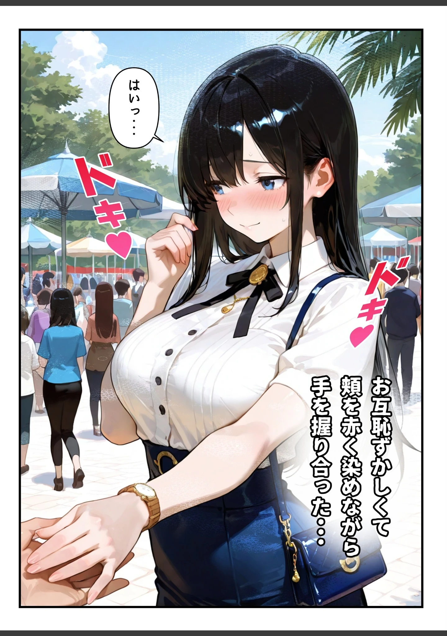 「清楚な彼女が最近、先輩と会っているらしい 〜僕だけが知らない彼女の秘密〜【白抜き修正版】（単話）」（ルミナ） 試し読み 4ページ目