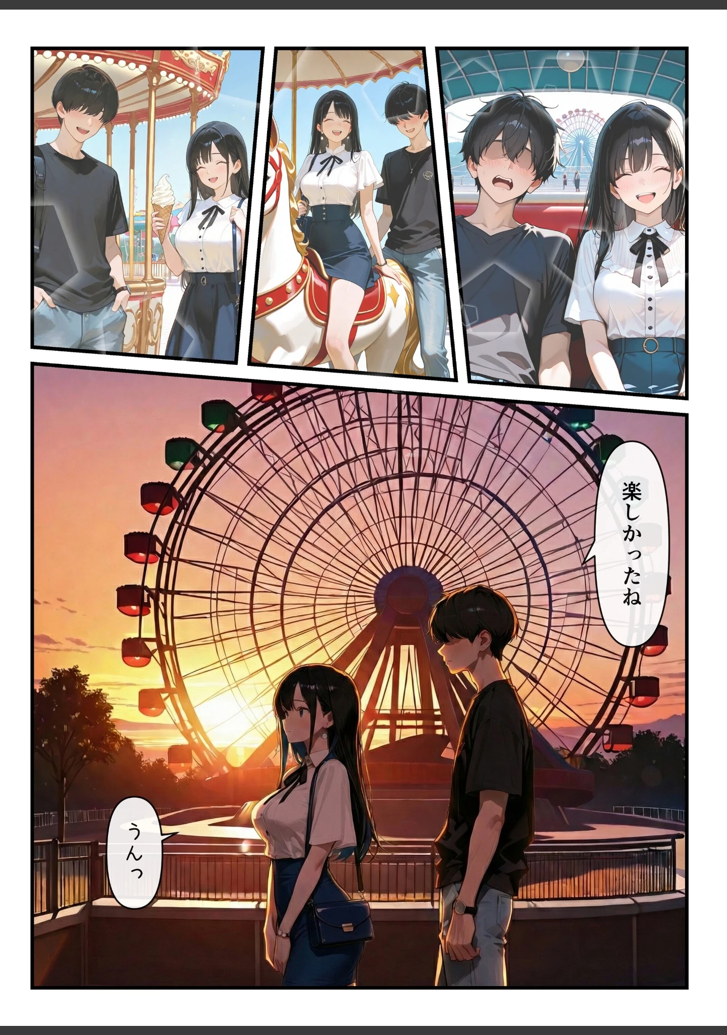 「清楚な彼女が最近、先輩と会っているらしい 〜僕だけが知らない彼女の秘密〜【白抜き修正版】（単話）」（ルミナ） 試し読み 5ページ目