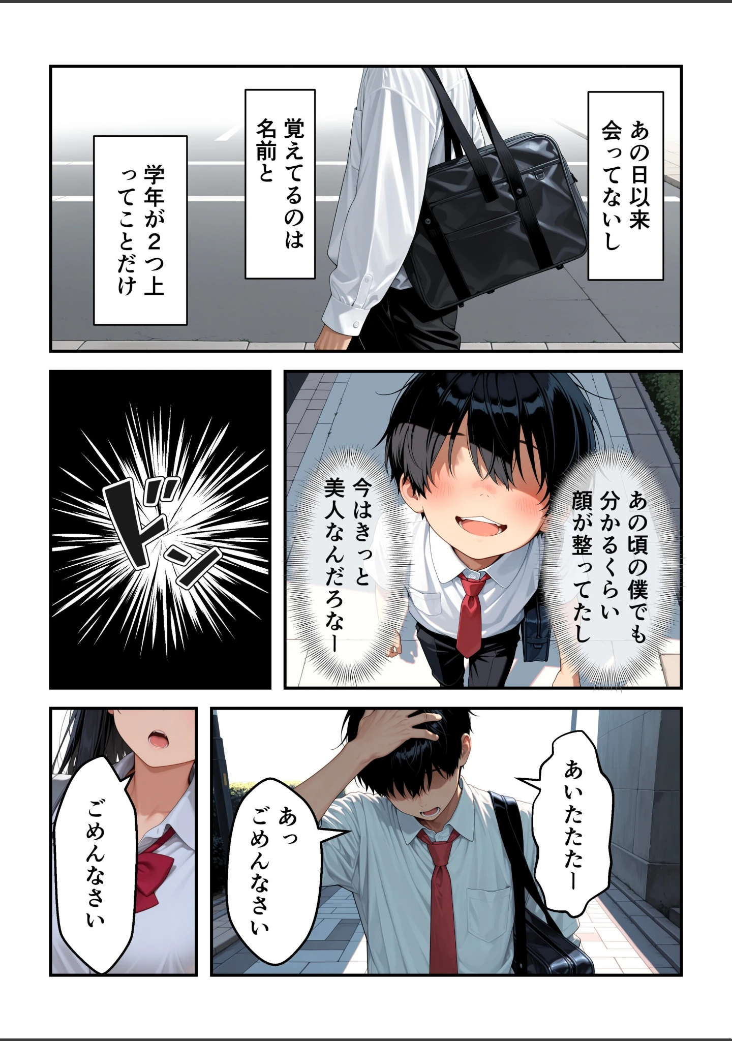 「強気で嫌われ生徒会長は俺にだけあまあま_何度もイチャラブ生ハメセックス【白抜き修正版】」（あふれだすにじる） 試し読み 5ページ目