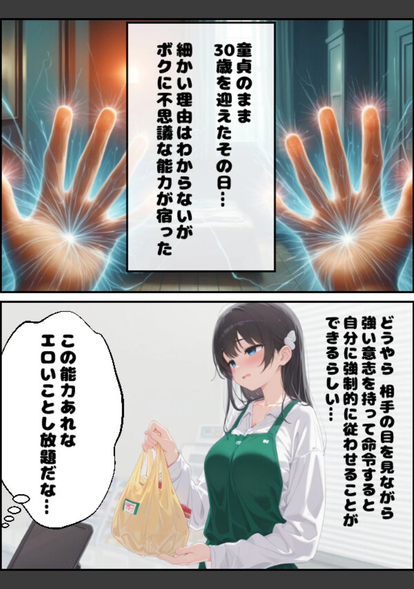 「近所の女の子が正統派美少女に育ったので不思議な力でエッチなお願いを聞いてもらった話【白抜き修正版】」（A-GirlsGo） 試し読み 2ページ目