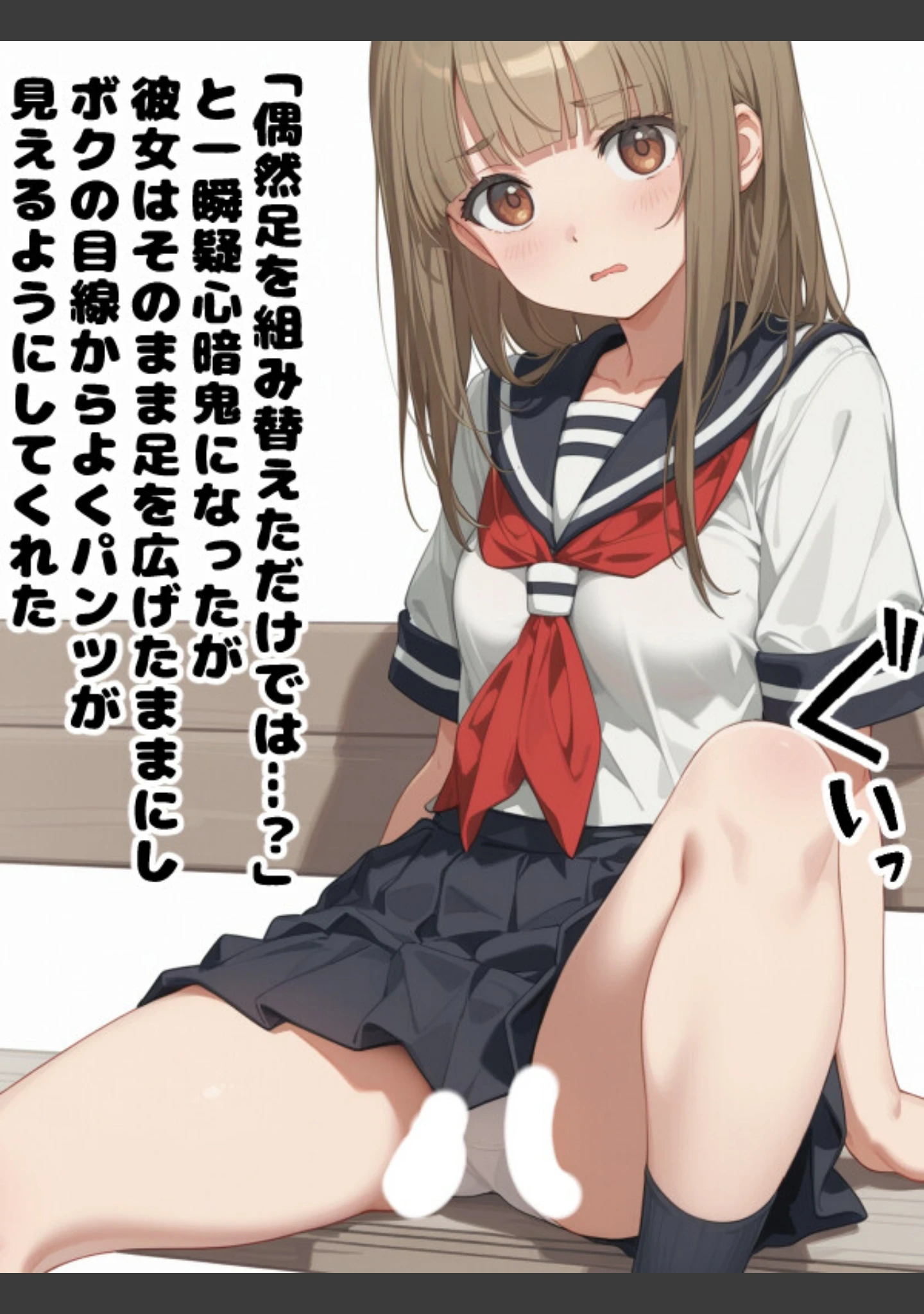 「近所の女の子が正統派美少女に育ったので不思議な力でエッチなお願いを聞いてもらった話【白抜き修正版】」（A-GirlsGo） 試し読み 9ページ目