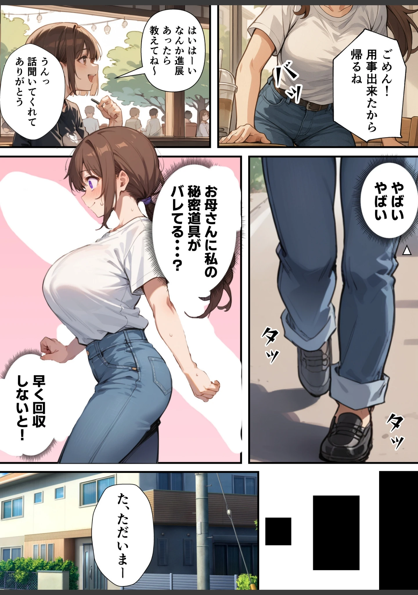 「セックスレスに悩む若妻（30）12年ぶりに制服を着てイチャラブセックスする話【白抜き修正版】」（あくめくん） 試し読み 5ページ目