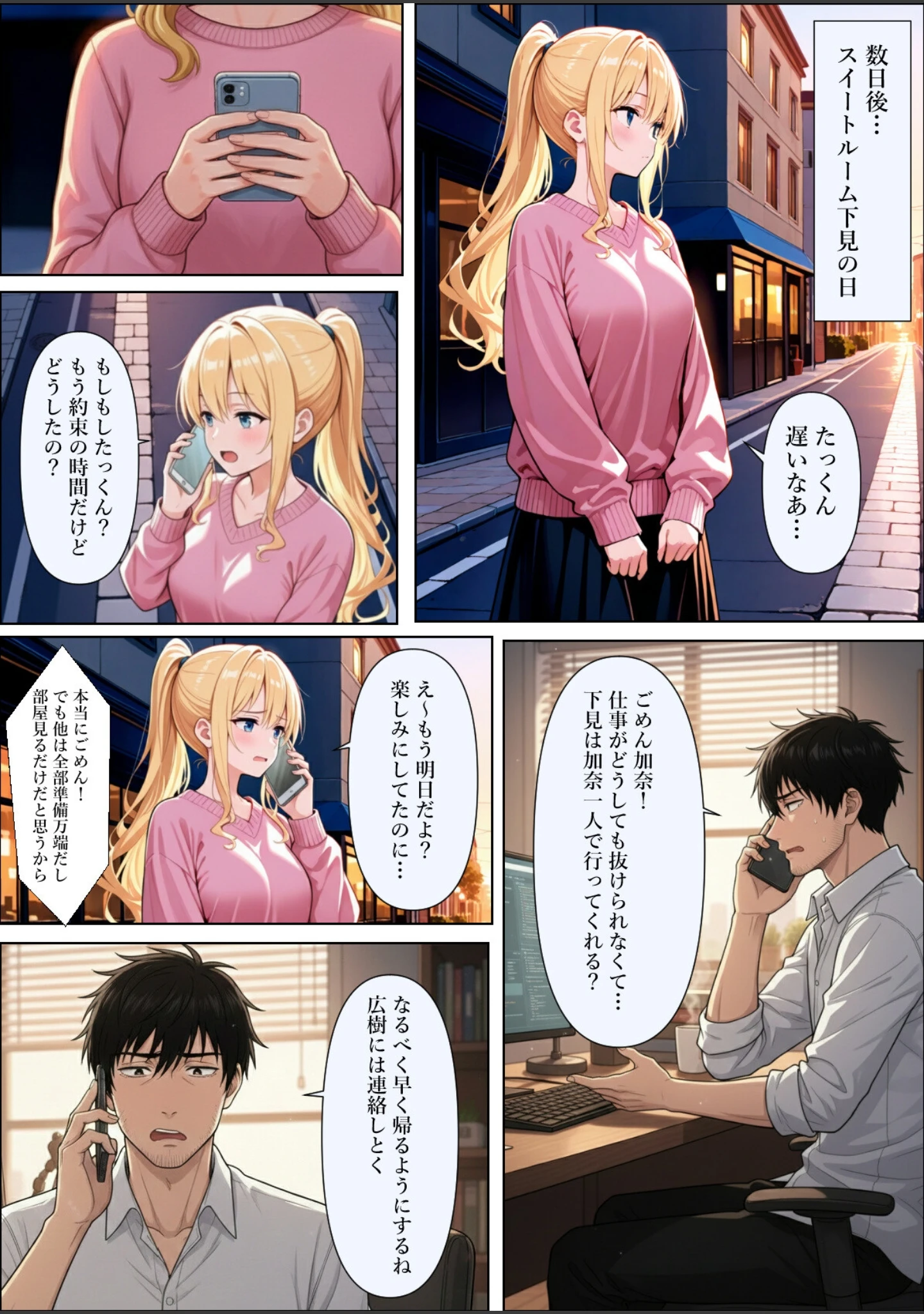 「結婚式前夜に…【白抜き修正版】（単話）」（憧れ委員会） 試し読み 15ページ目