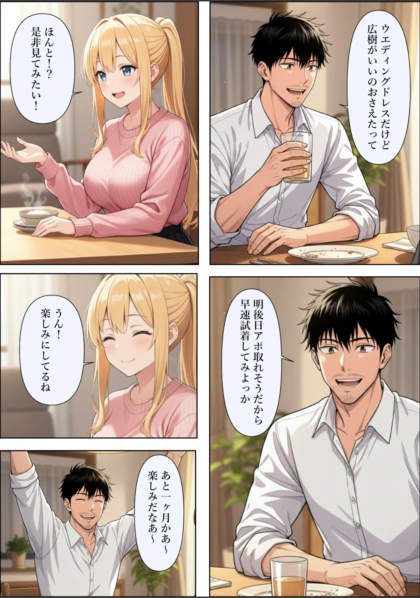 「結婚式前夜に…【白抜き修正版】（単話）」（憧れ委員会） 試し読み 2ページ目