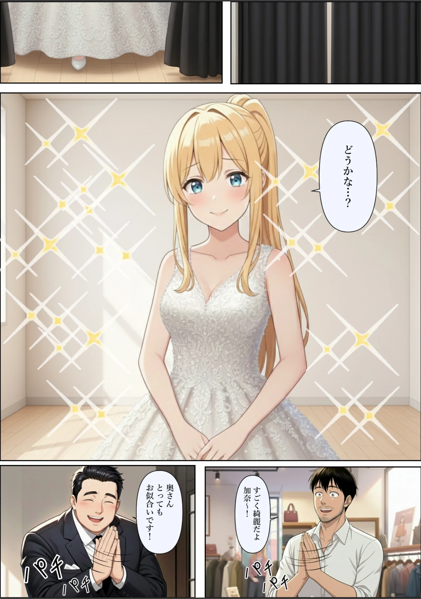 「結婚式前夜に…【白抜き修正版】（単話）」（憧れ委員会） 試し読み 7ページ目