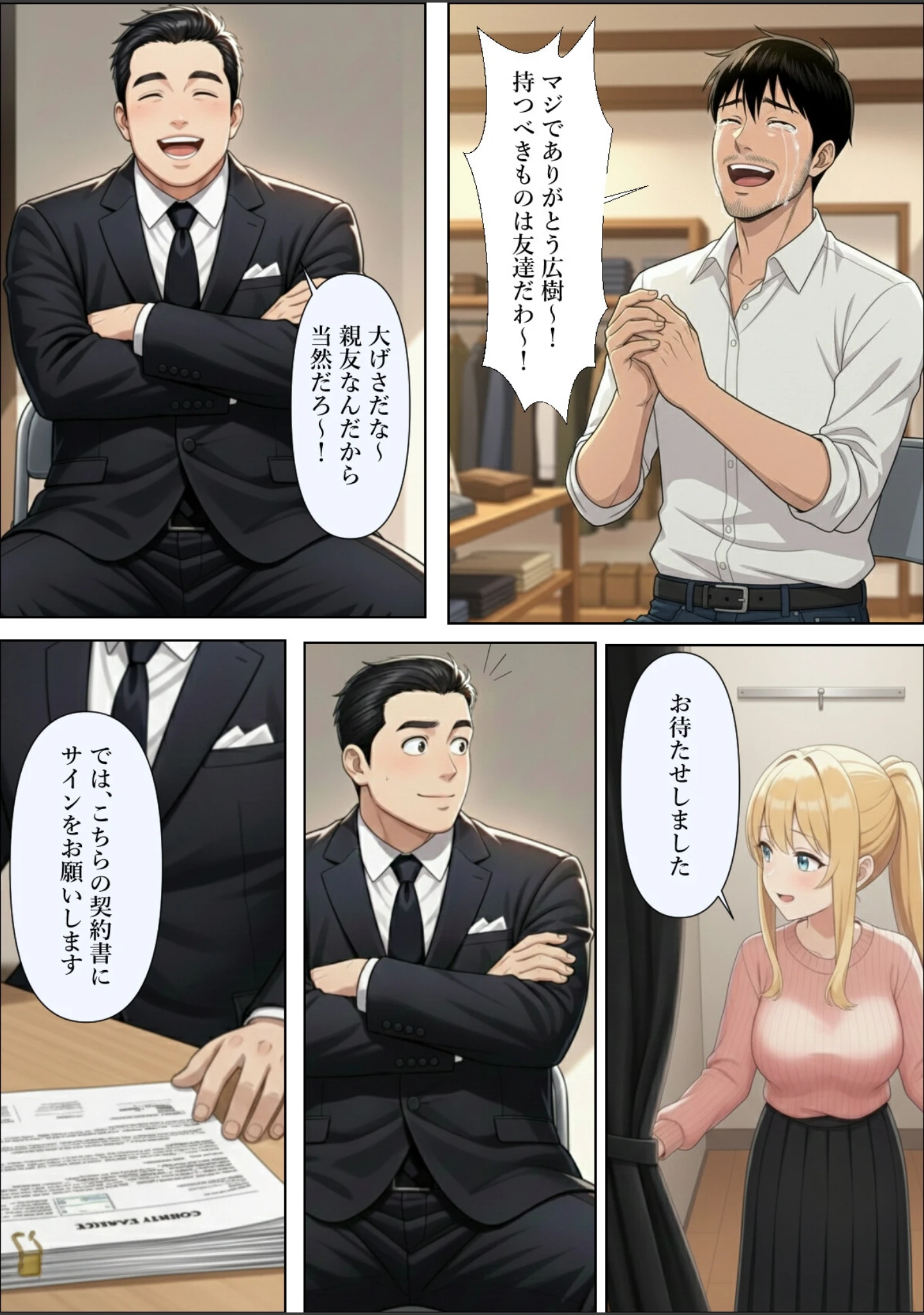 「結婚式前夜に…【白抜き修正版】（単話）」（憧れ委員会） 試し読み 9ページ目