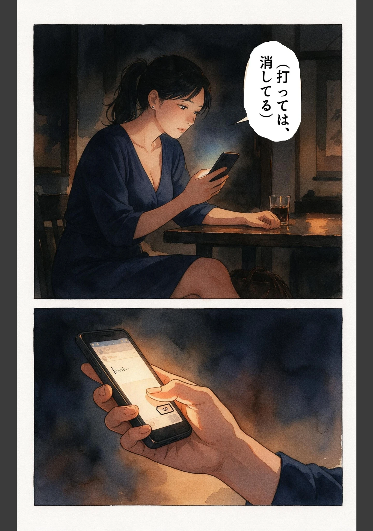 「濡れた服が張り付いたノーブラママ友を土砂降りの雨宿りで匿ったら押し倒されて生ハメされた話【モザイク版】（単話）」（百舌鳥ゆかり） 試し読み 3ページ目