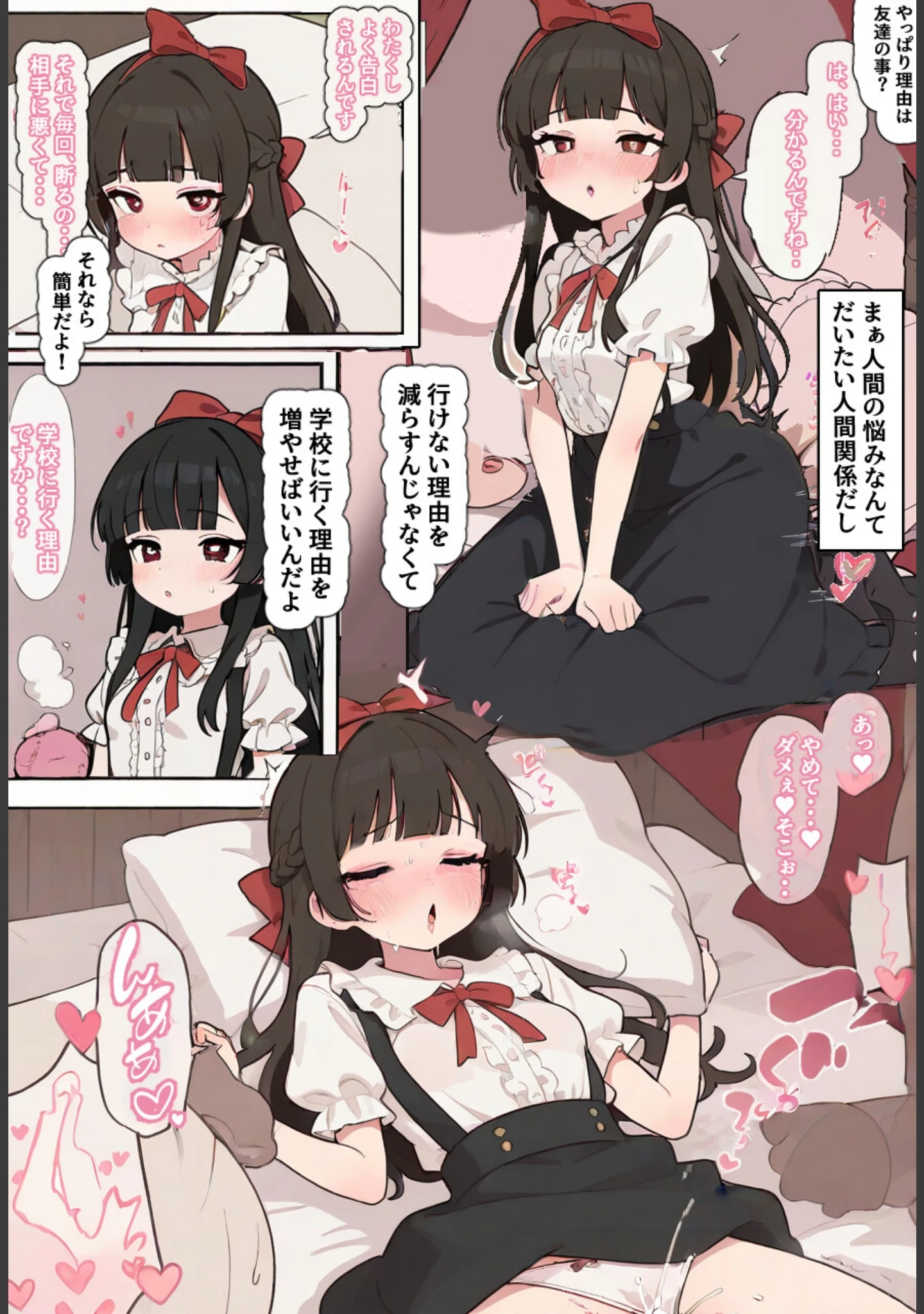 「孕ませ宿直室【モザイク版】（単話）」（りとる工房） 試し読み 2ページ目