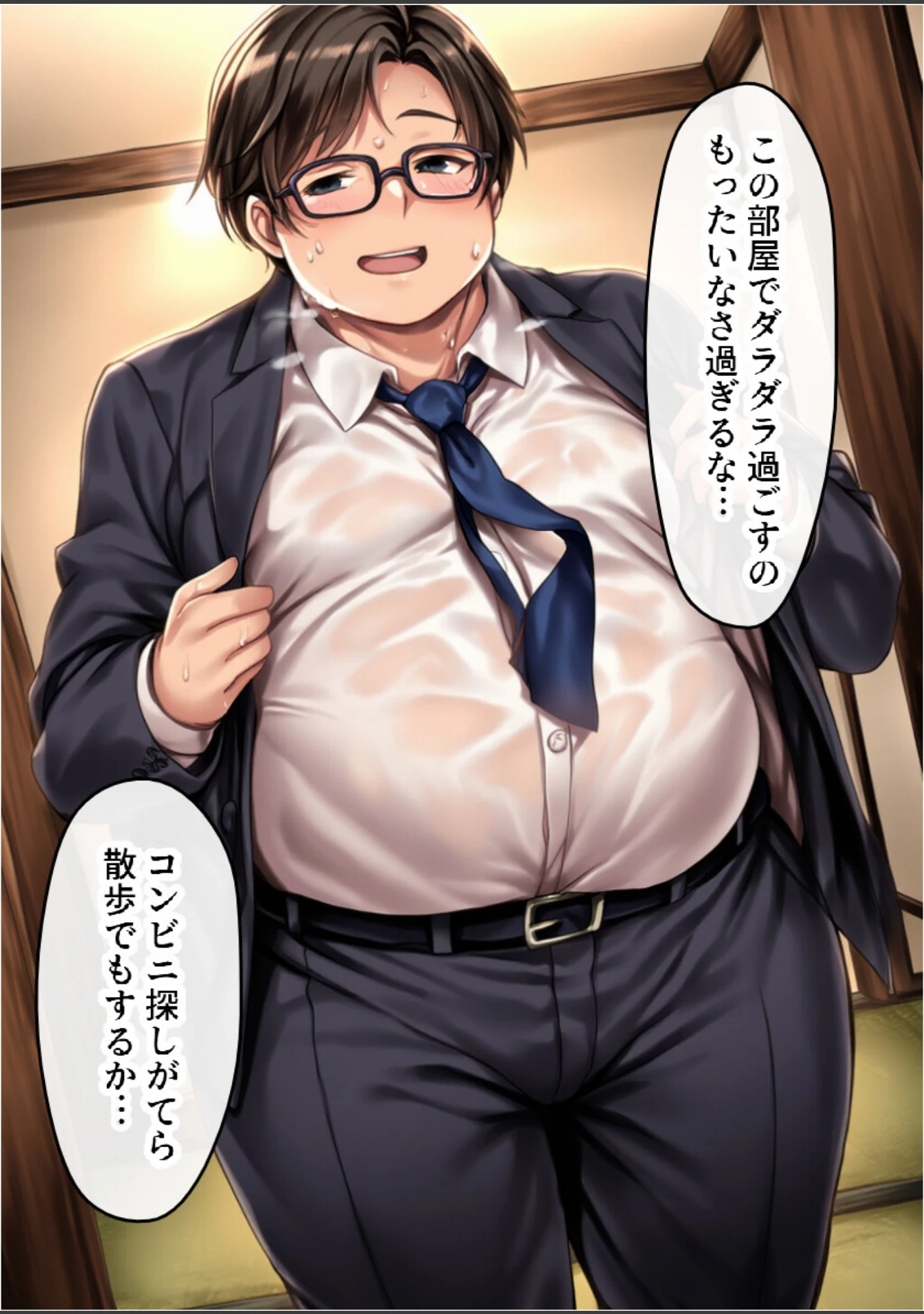 「日焼け美少女とイチャラブ中出し。出張先の田舎で助けたボーイッシュ女子とのSEX記録【白抜き修正版】」（黒糖サムライ） 試し読み 6ページ目