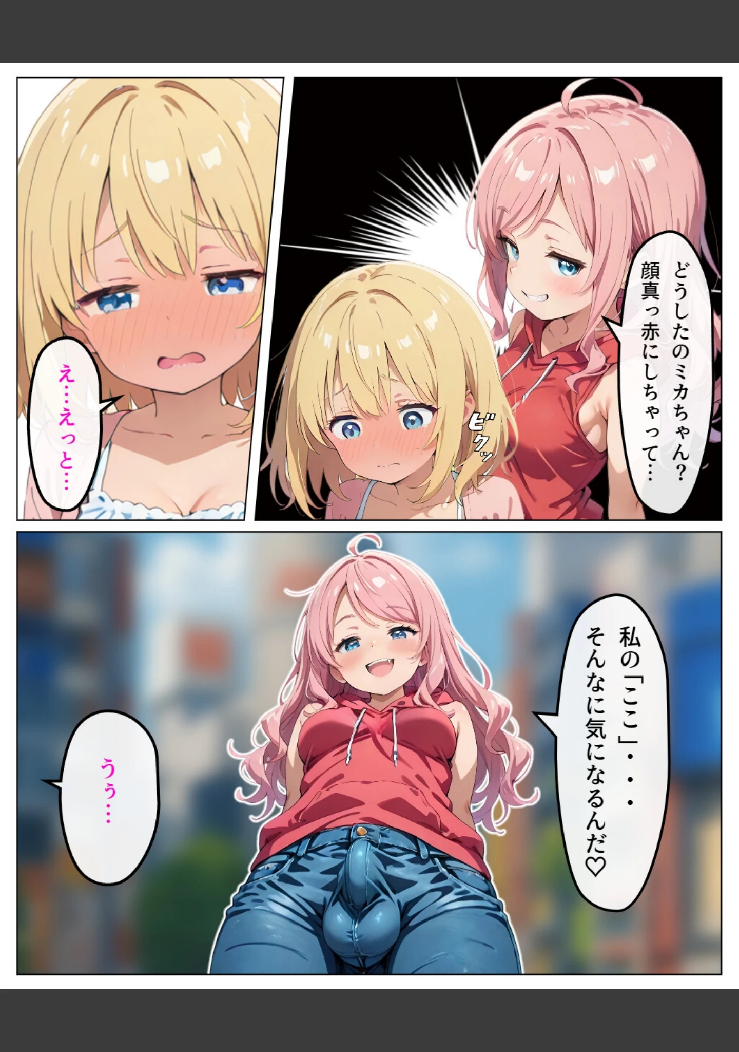 「寄生チ〇ポに感染して入院したので種付けしまくる【白抜き修正版】」（浴衣のしのぎ） 試し読み 5ページ目