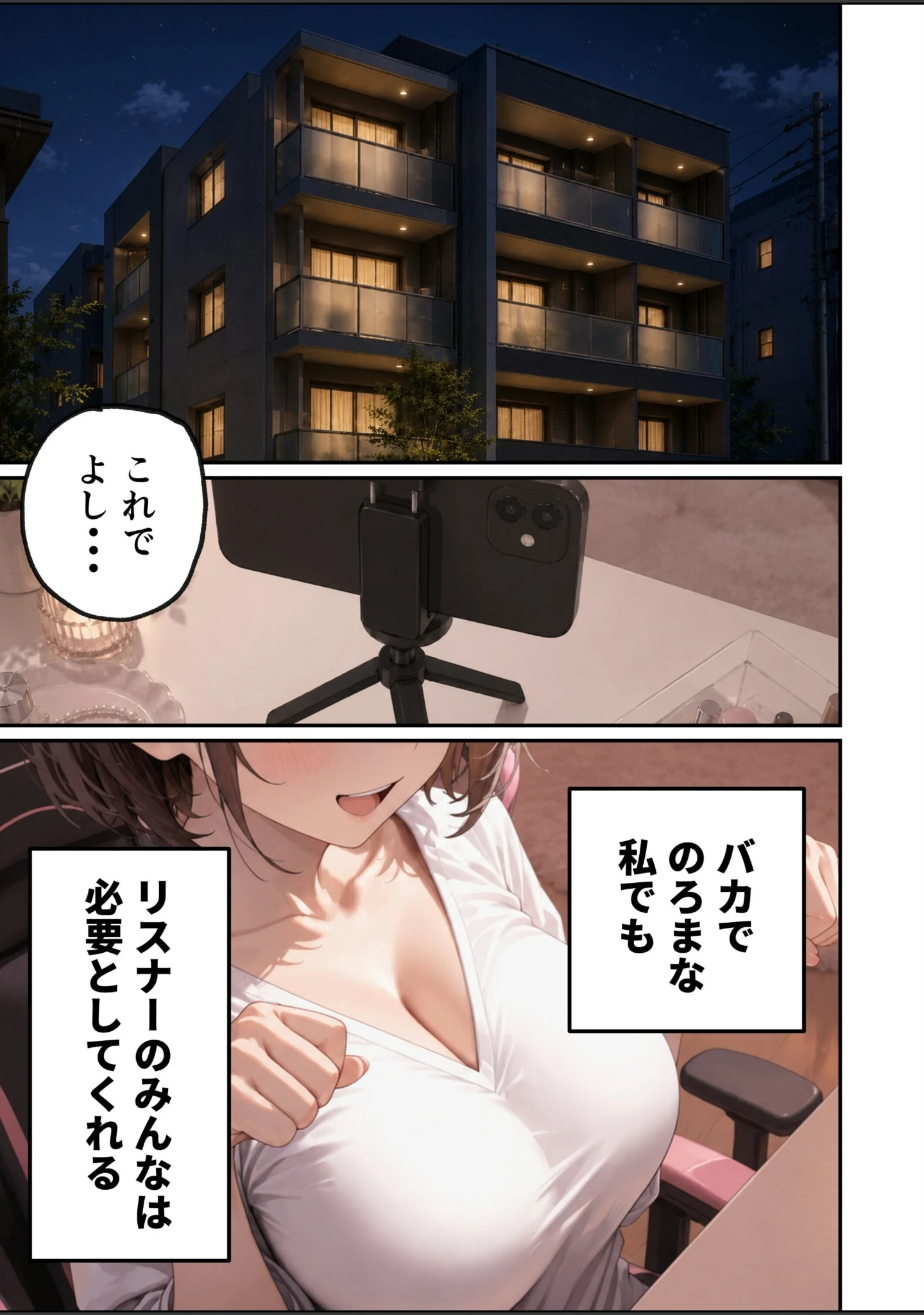 「区役所職員だった私が気付いたら配信者になって月額100万円もする！！会員限定サブスクを作っていた話【白抜き修正版】」（ルミナ） 試し読み 8ページ目