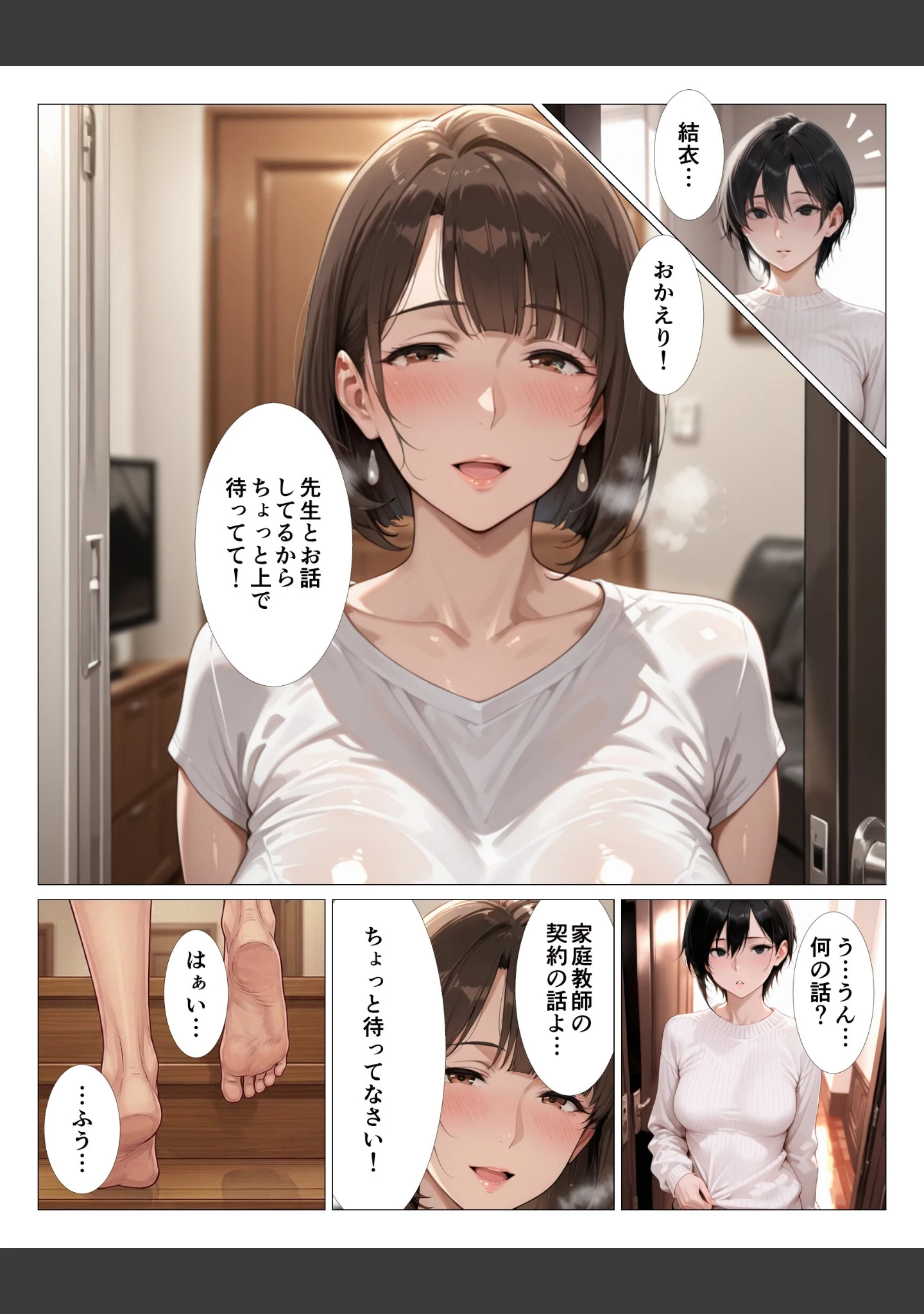 「カテキョ先の母親がオナニーでトロトロなら中出ししまくるしかないって話【モザイク版】」（人妻ライフ） 試し読み 12ページ目