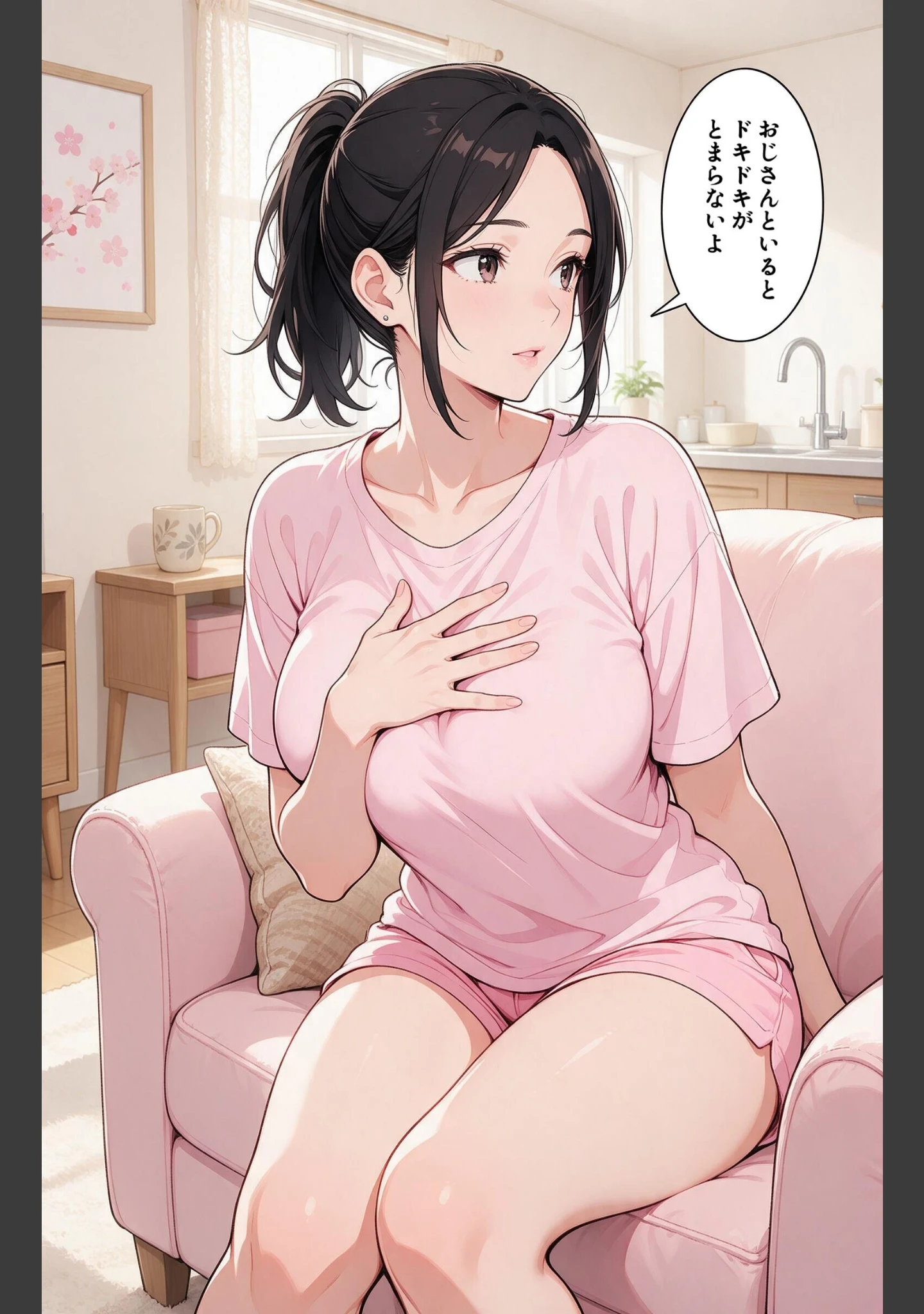 「風呂上がりで火照った巨乳姪っ子と風呂場で鉢合わせたら好きにしていいって言われた話【モザイク版】（単話）」（夏籠しじみ） 試し読み 7ページ目