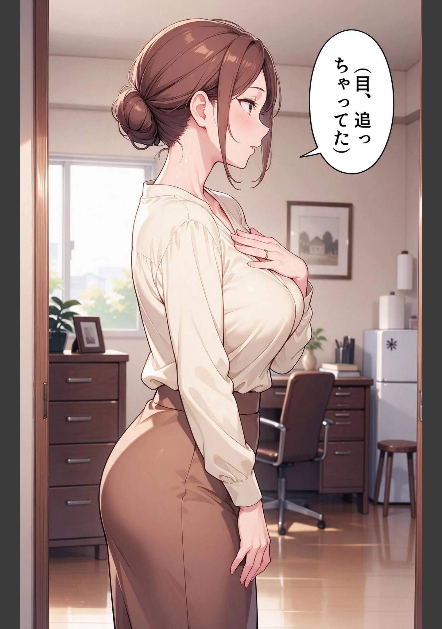 「塩対応だったおっぱいの大きい妹の友達に熱を出して看病されたら童貞を卒業させてもらえた話【モザイク版】（単話）」（夏籠しじみ） 試し読み 7ページ目