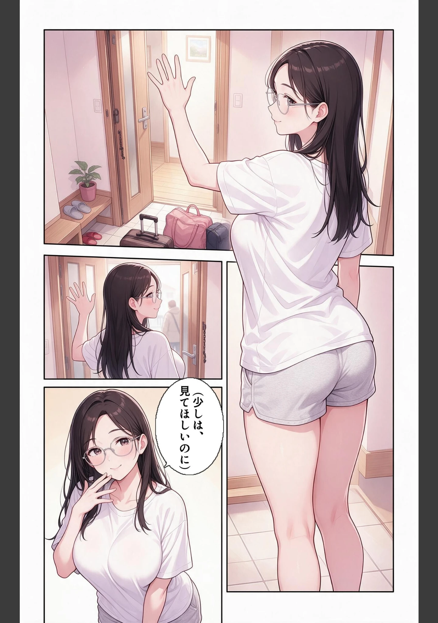 「無防備すぎるノーブラ義妹と三日間の留守番をしたら孕ませてって懇願された話【モザイク版】（単話）」（夏籠しじみ） 試し読み 2ページ目