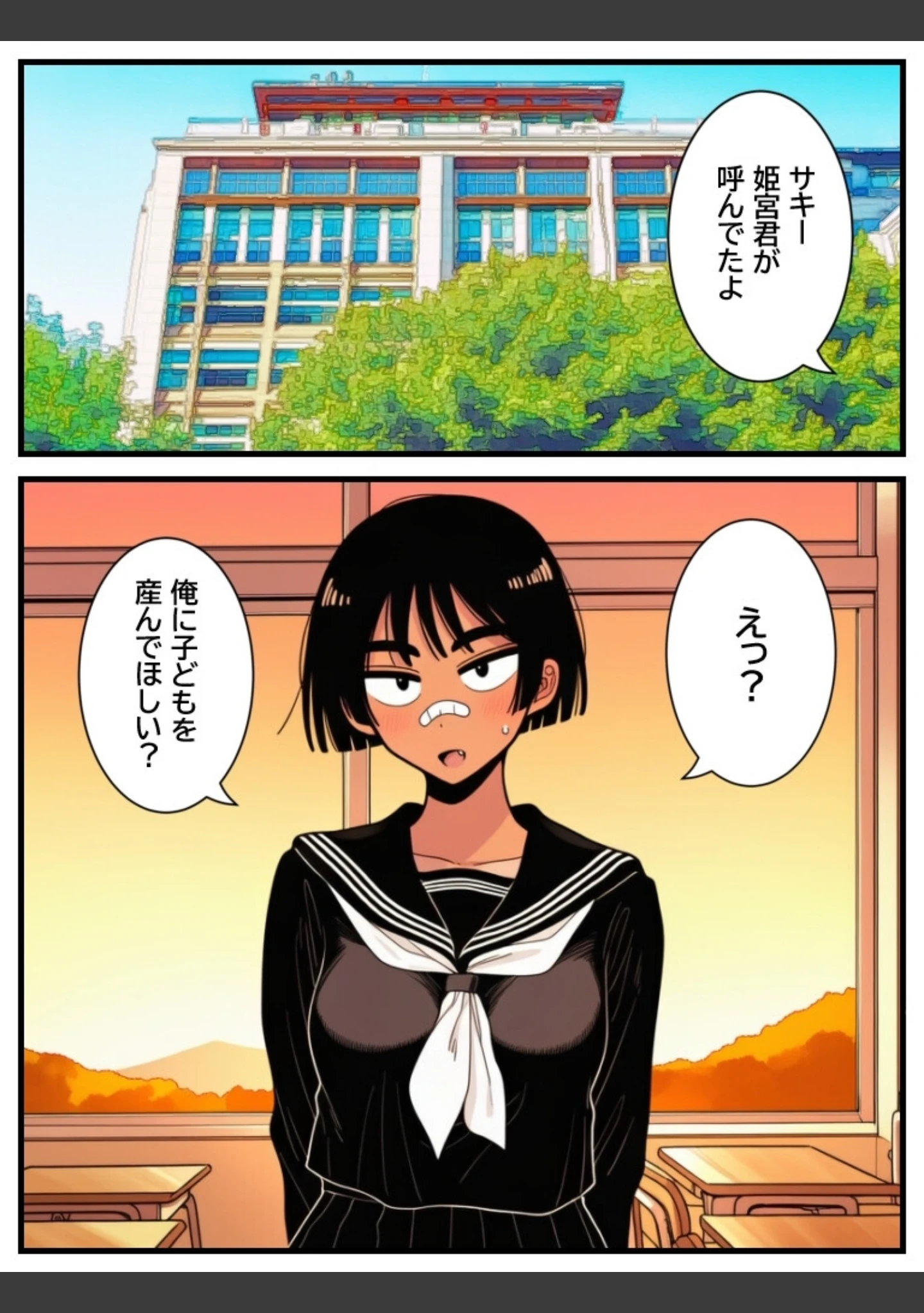 「キミの子どもを孕ませて。ボーイッシュ陸上女子がイケメンに無責任中出しされて妊娠するまで【モザイク版】（単話）」（ハラメウメ） 試し読み 6ページ目