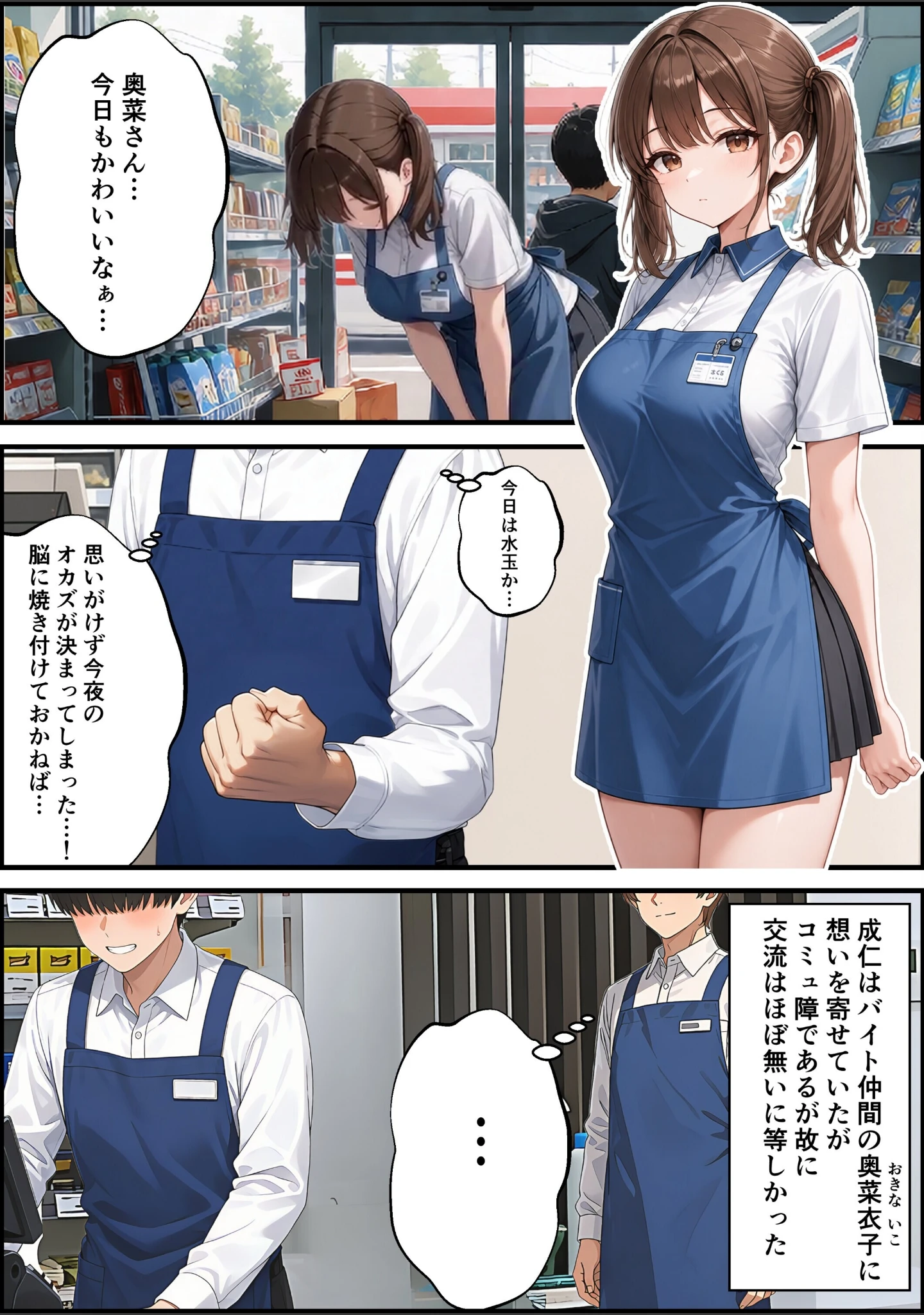 「寝たままデリ 〜コミュ障が置き配された女の子で童貞卒業するようです〜【白抜き修正版】（単話）」（A-GirlsGo） 試し読み 3ページ目